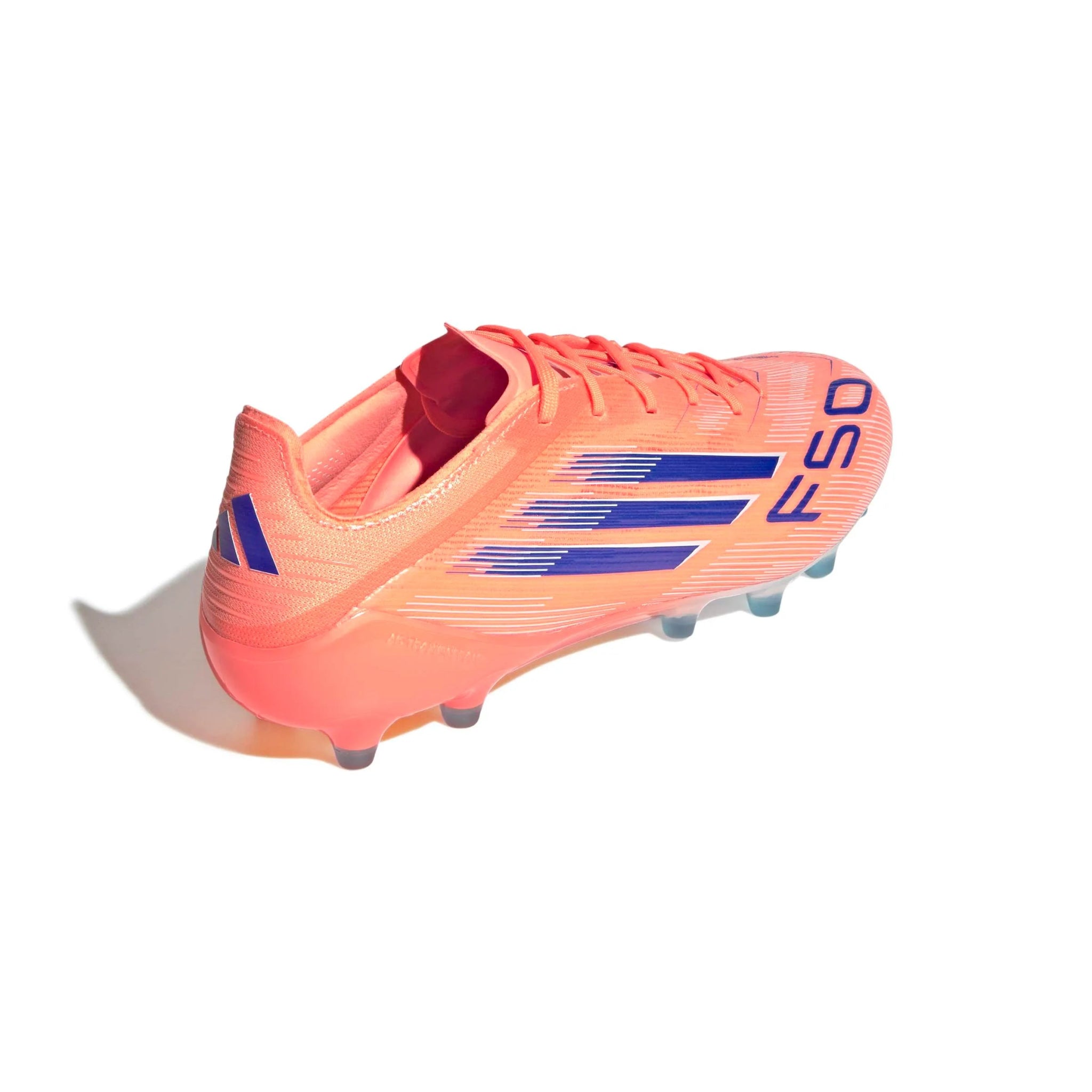 adidas F50 Elite Artificial Grass Soccer Cleats - Coral Blaze Pack (FA25) (Lateral - Back)