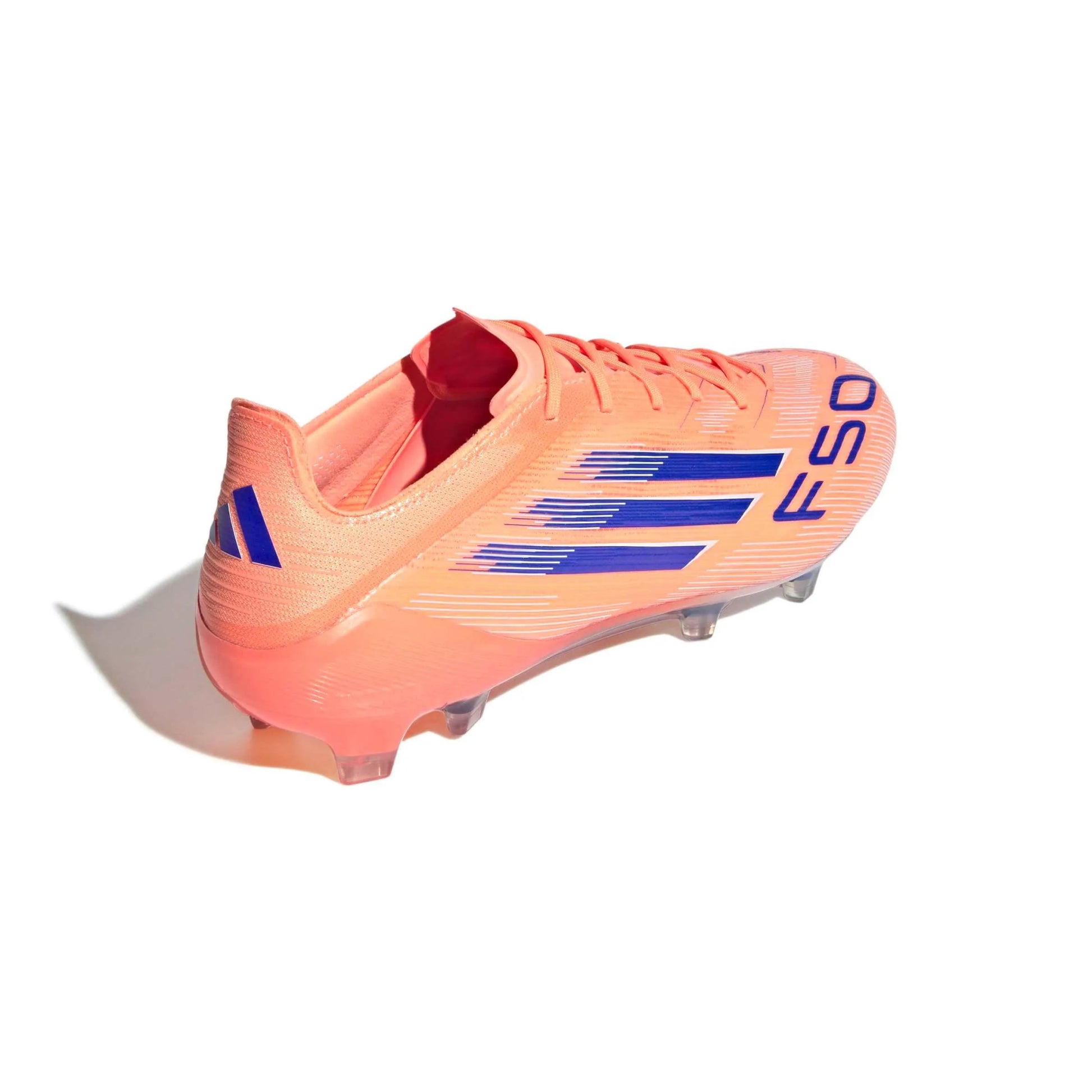 adidas F50 Elite Firm Ground Soccer Cleats - Coral Blaze Pack (FA25) (Lateral - Back)