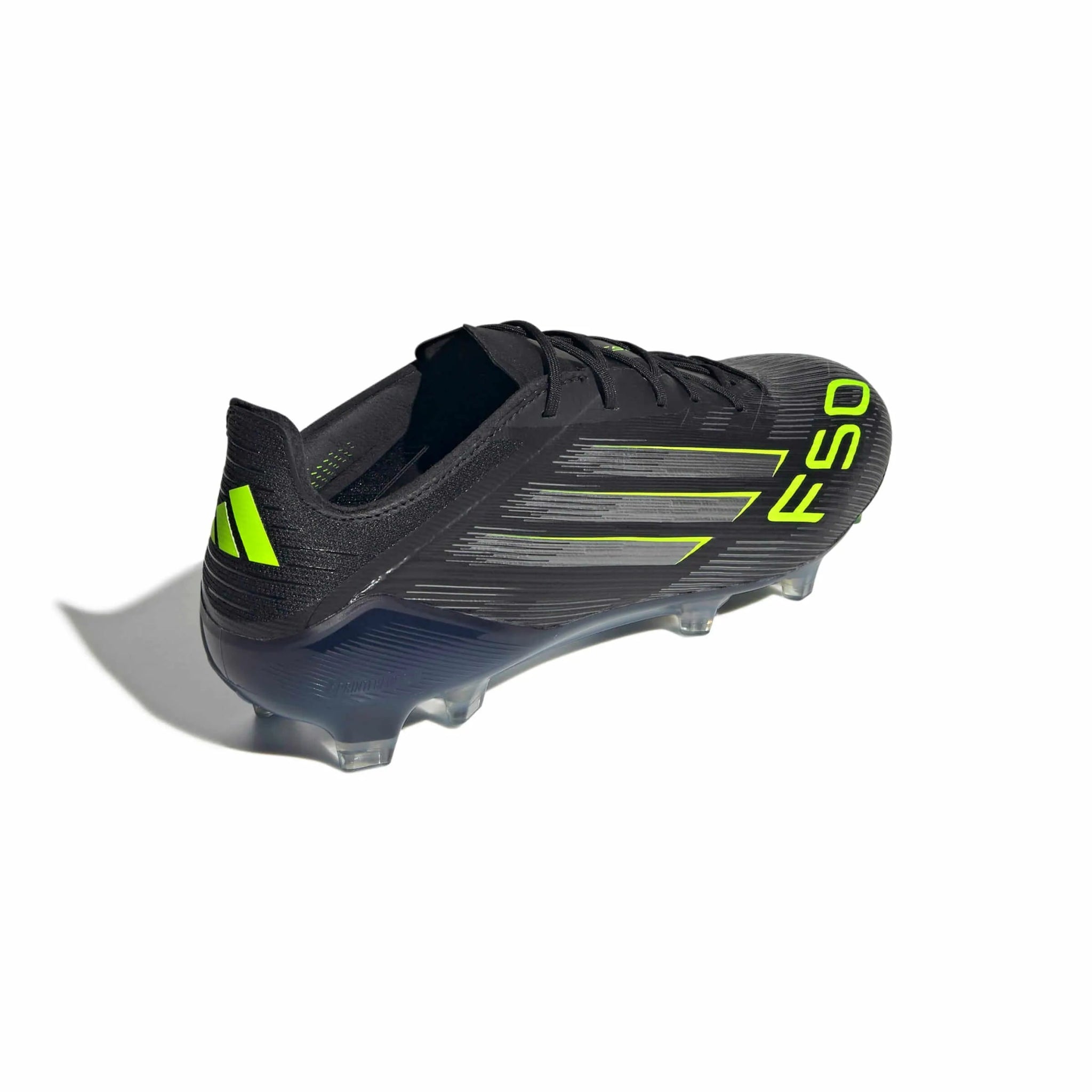 adidas F50 Elite Firm Ground Soccer Cleats - Electric Stealth Pack (FA25) (Lateral - Back)