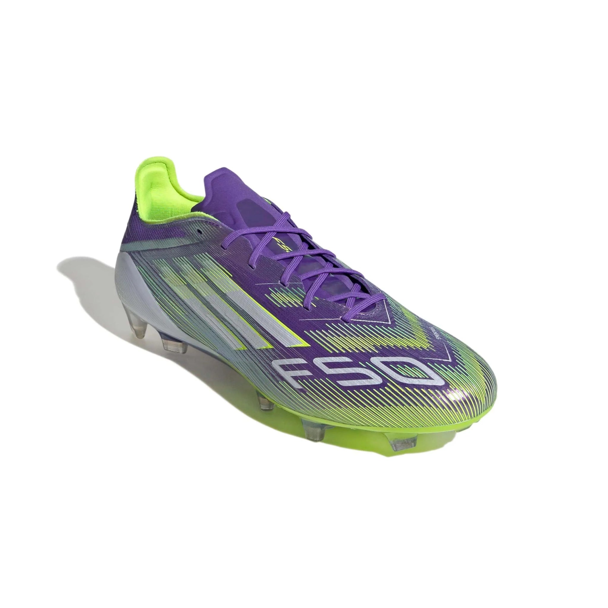adidas F50 Elite Firm Ground Soccer Cleats - Radiant Blaze Pack (FA25) (Lateral - Front)