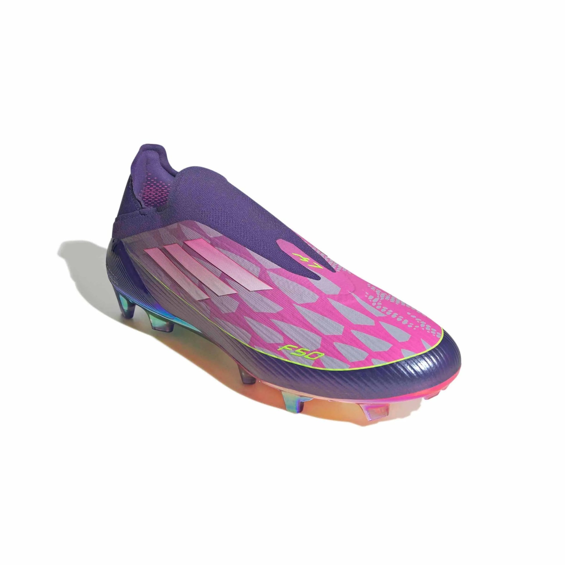 adidas F50 Elite Laceless Lamine Firm Ground Soccer Cleats - Yamal Future Icon Pack (FA25) (Lateral - Front)