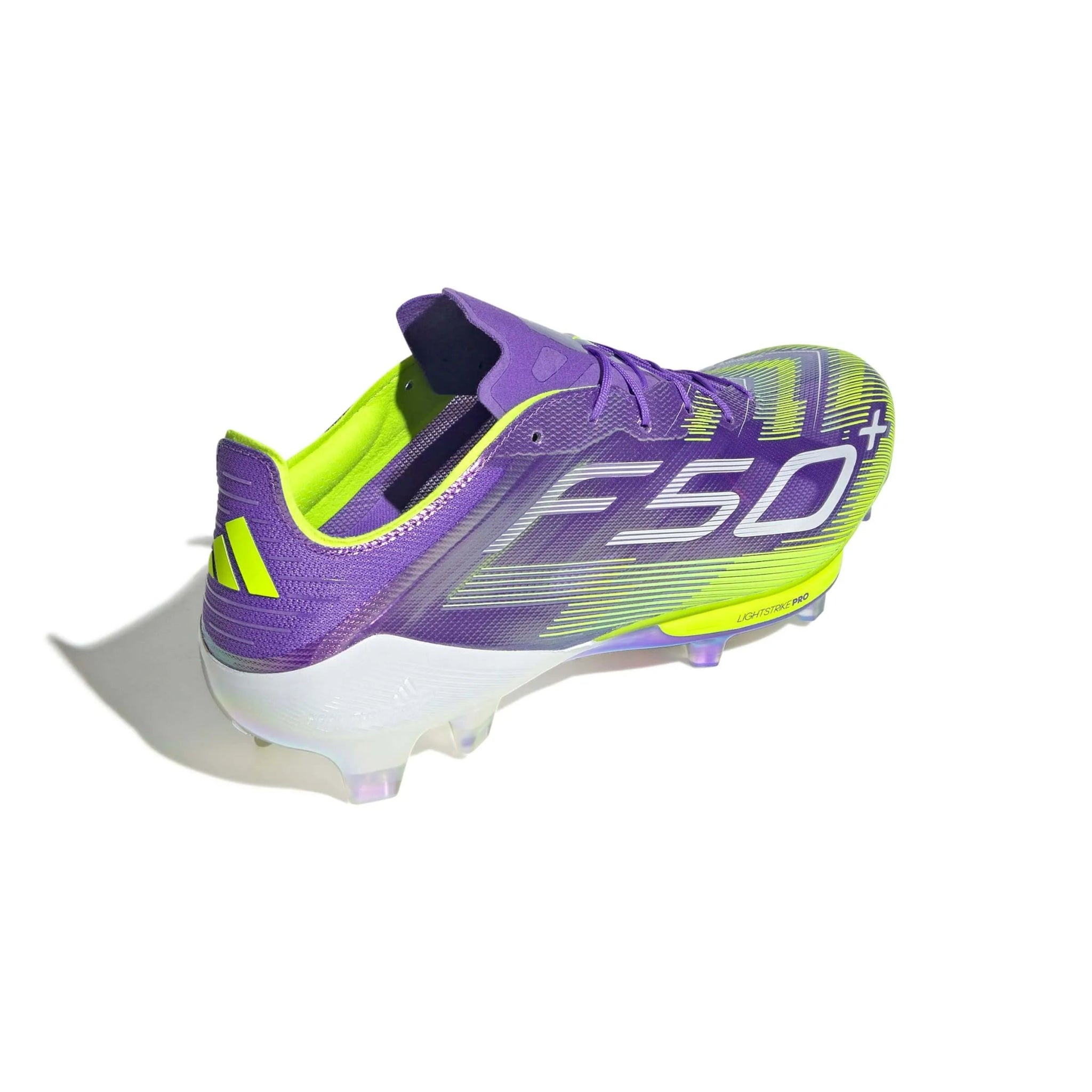 adidas F50+ Firm Ground Soccer Cleats - Radiant Blaze Pack (FA25) (Lateral - Back)