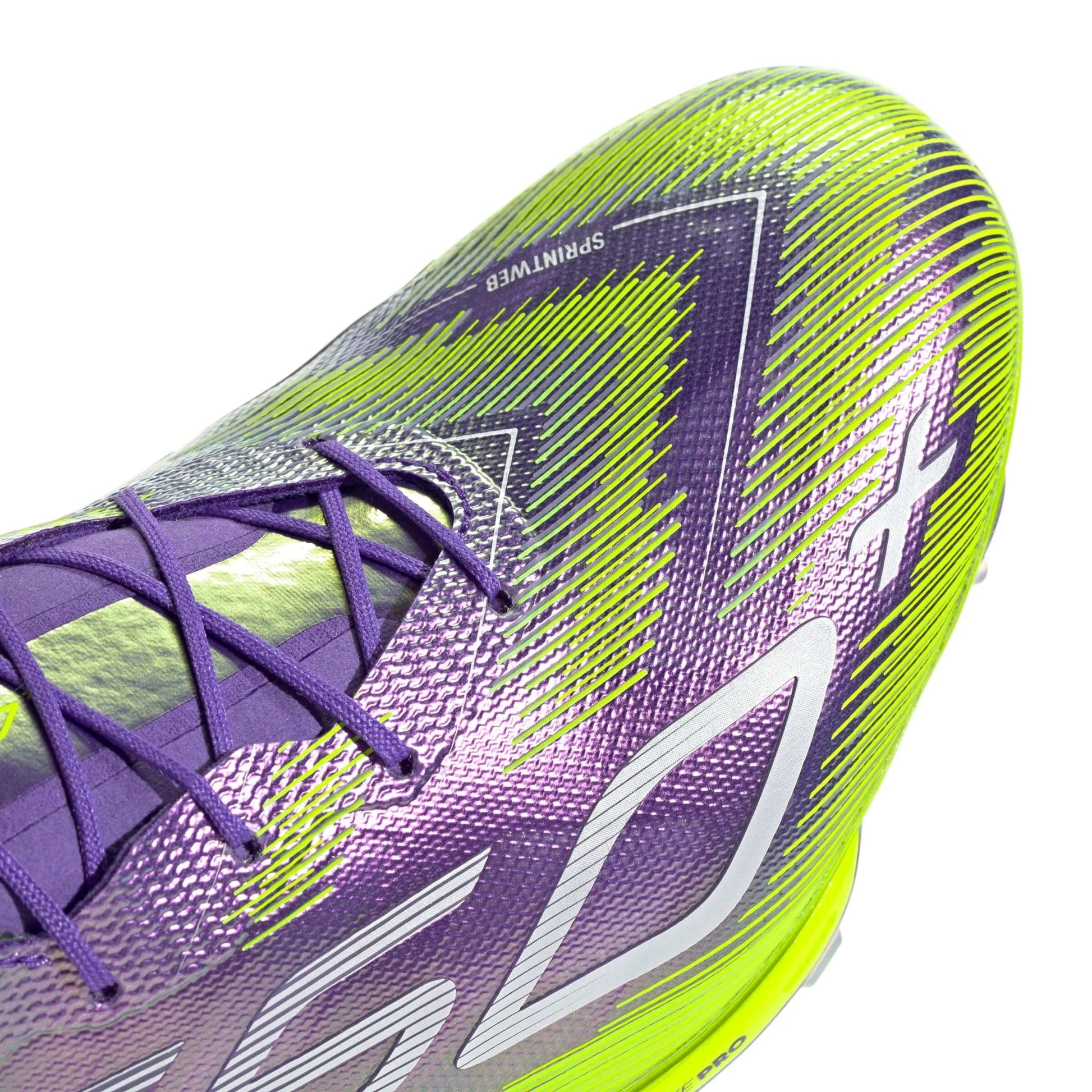 adidas F50+ Firm Ground Soccer Cleats - Radiant Blaze Pack (FA25) (Detail 1)