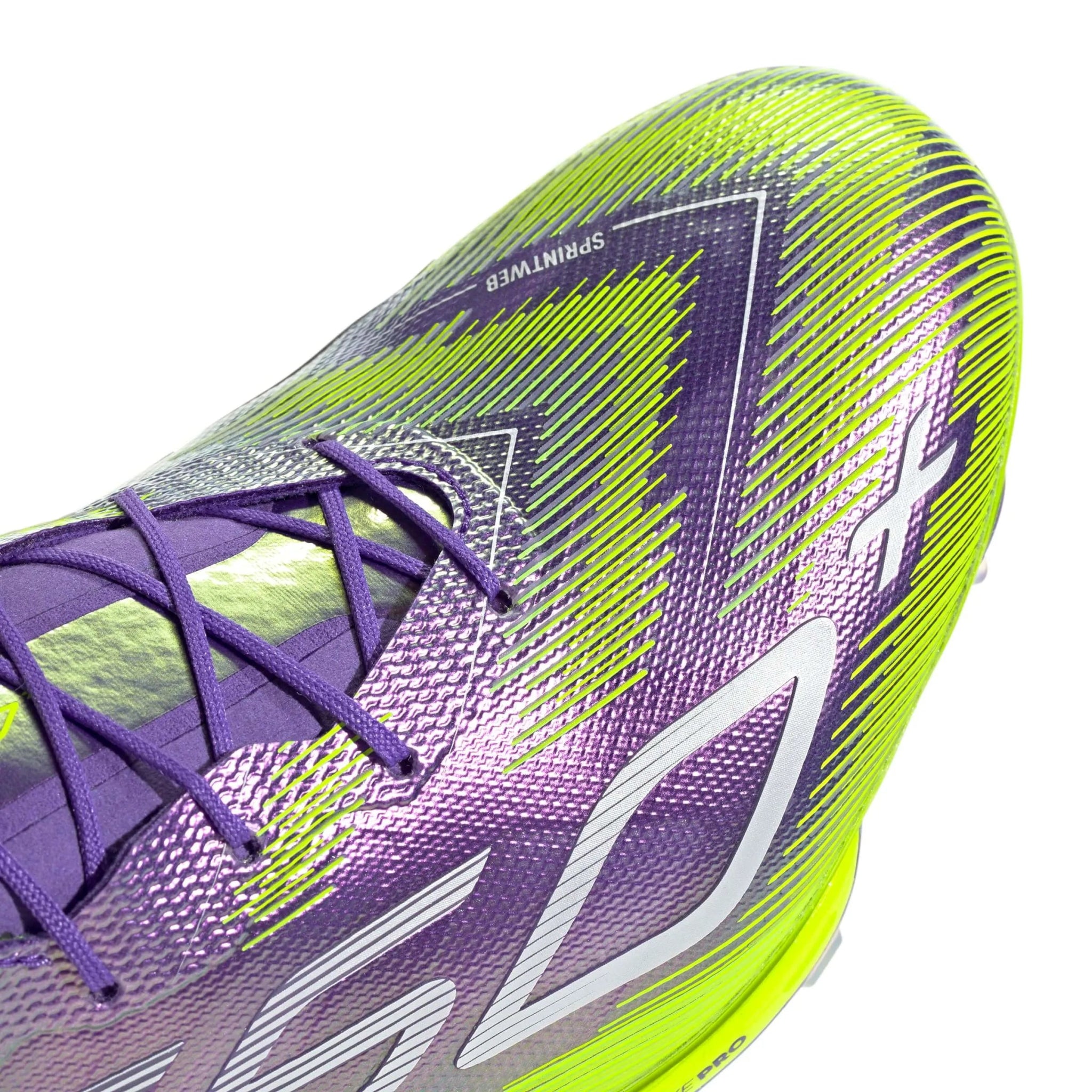 adidas F50+ Firm Ground Soccer Cleats - Radiant Blaze Pack (FA25) (Detail 1)