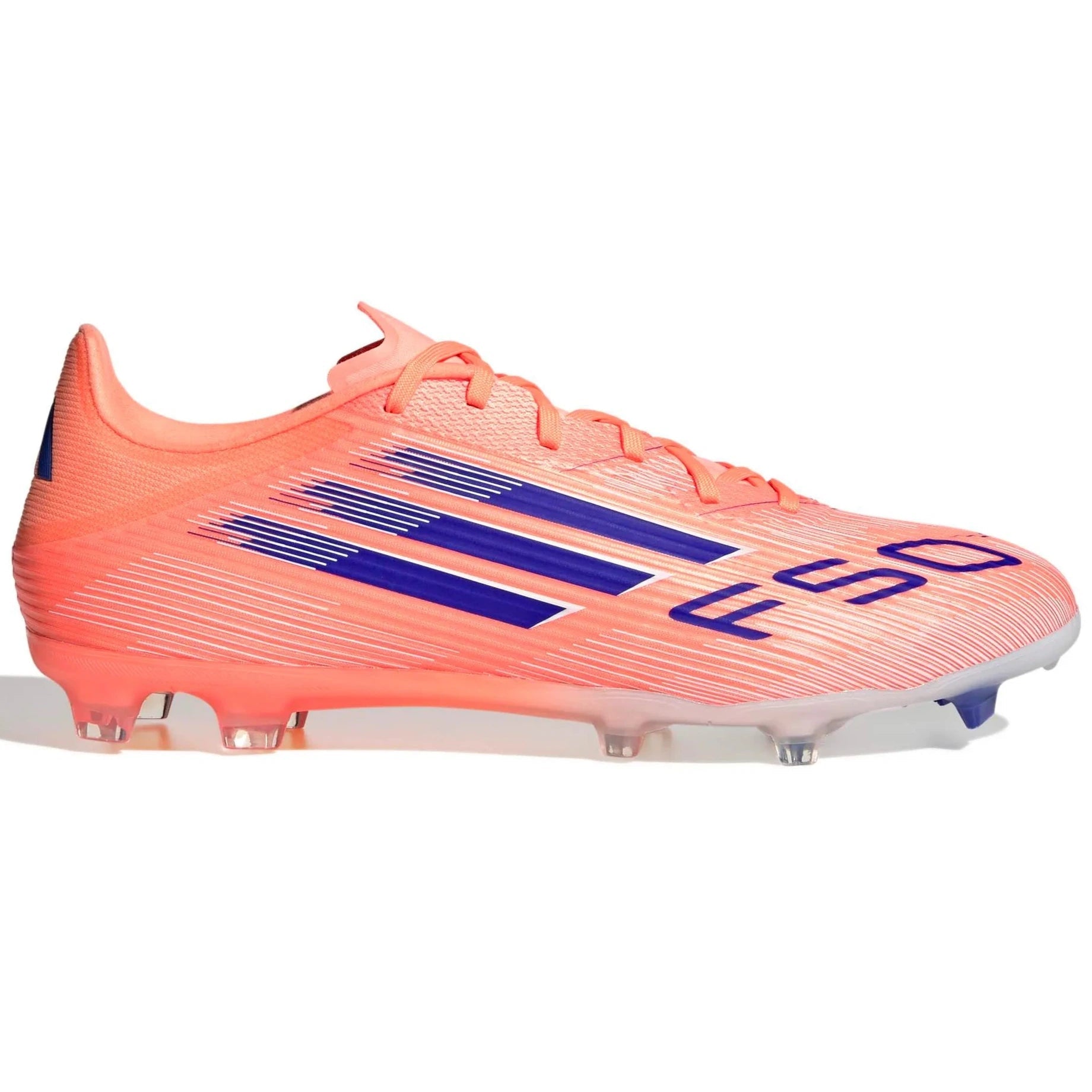 adidas F50 League Firm/Multi Ground Soccer Cleats - Coral Blaze Pack (FA25) (Side 1)