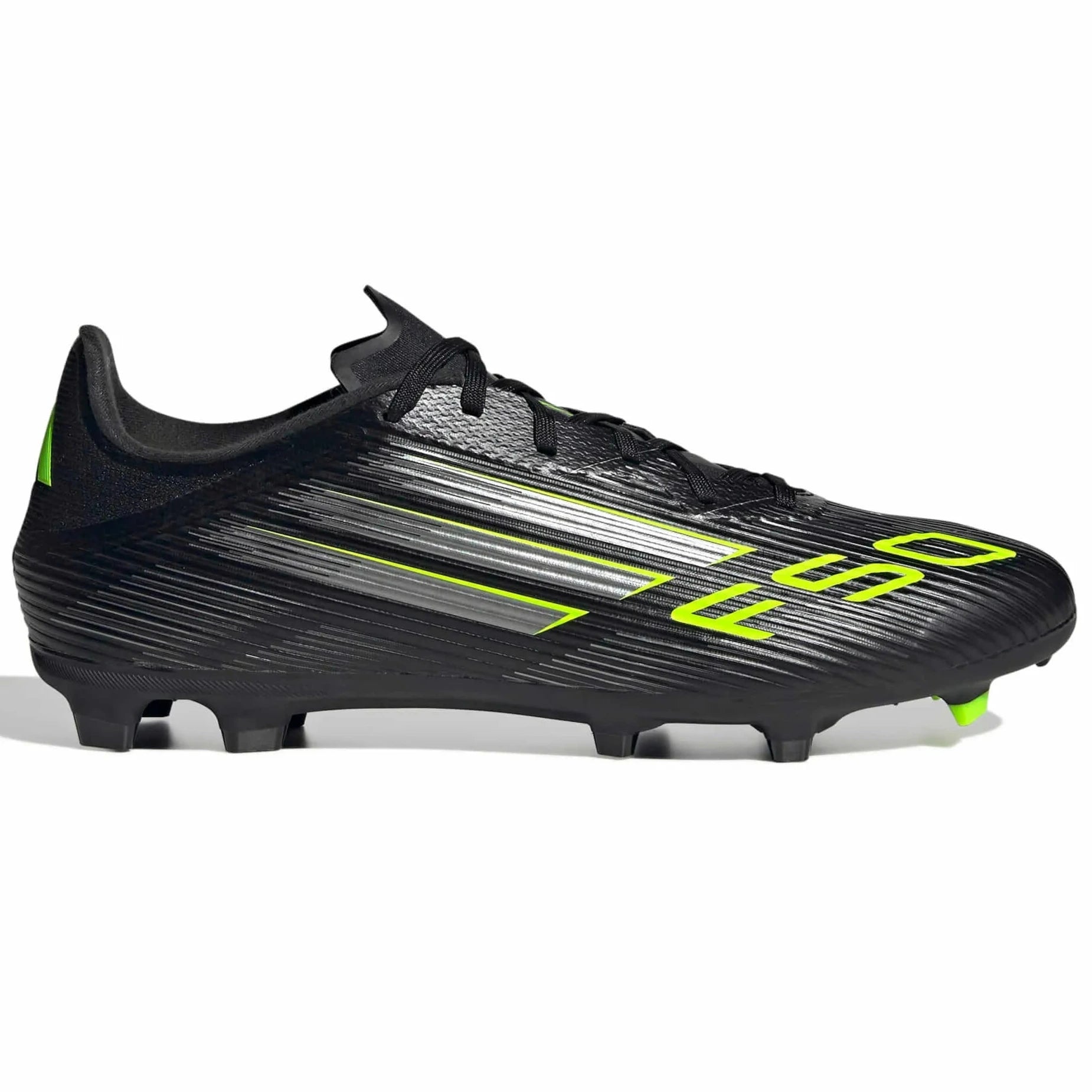 adidas F50 League Firm-Multi Ground Soccer Cleats - Electric Stealth Pack (FA25) (Side 1)