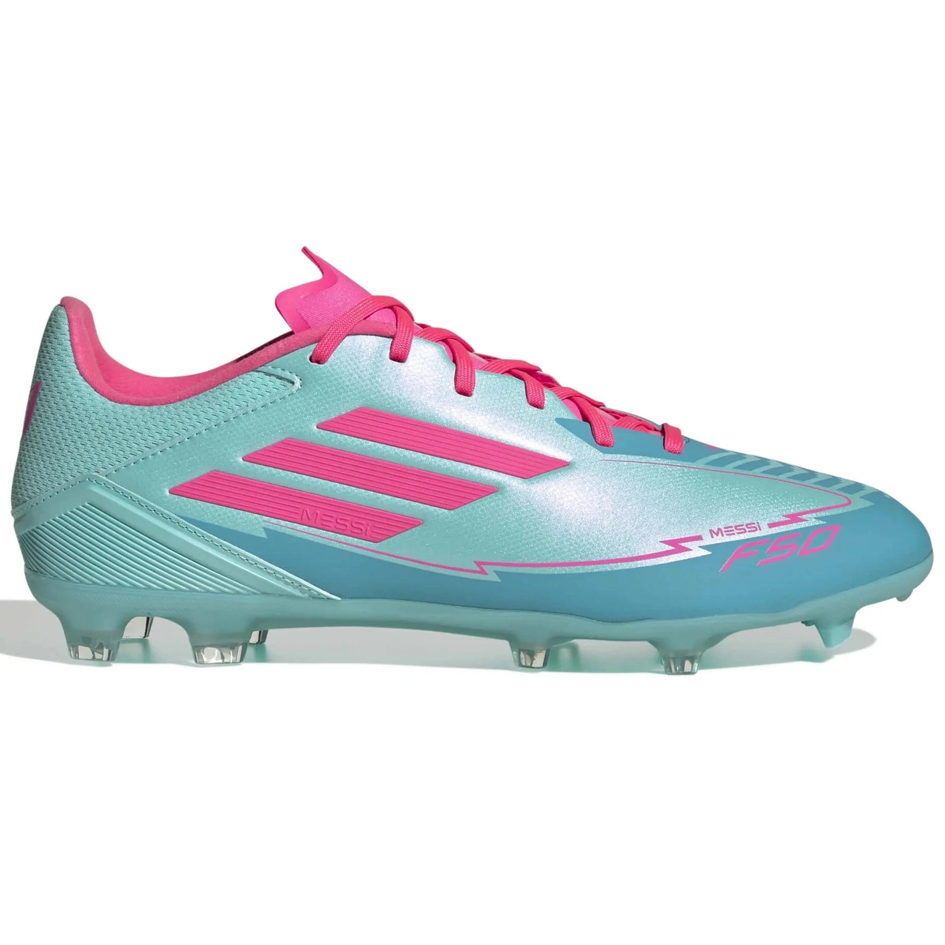 adidas F50 League Messi Firm-Multi Ground Soccer Cleats - MP2 Pack (SU25) (Side 1)