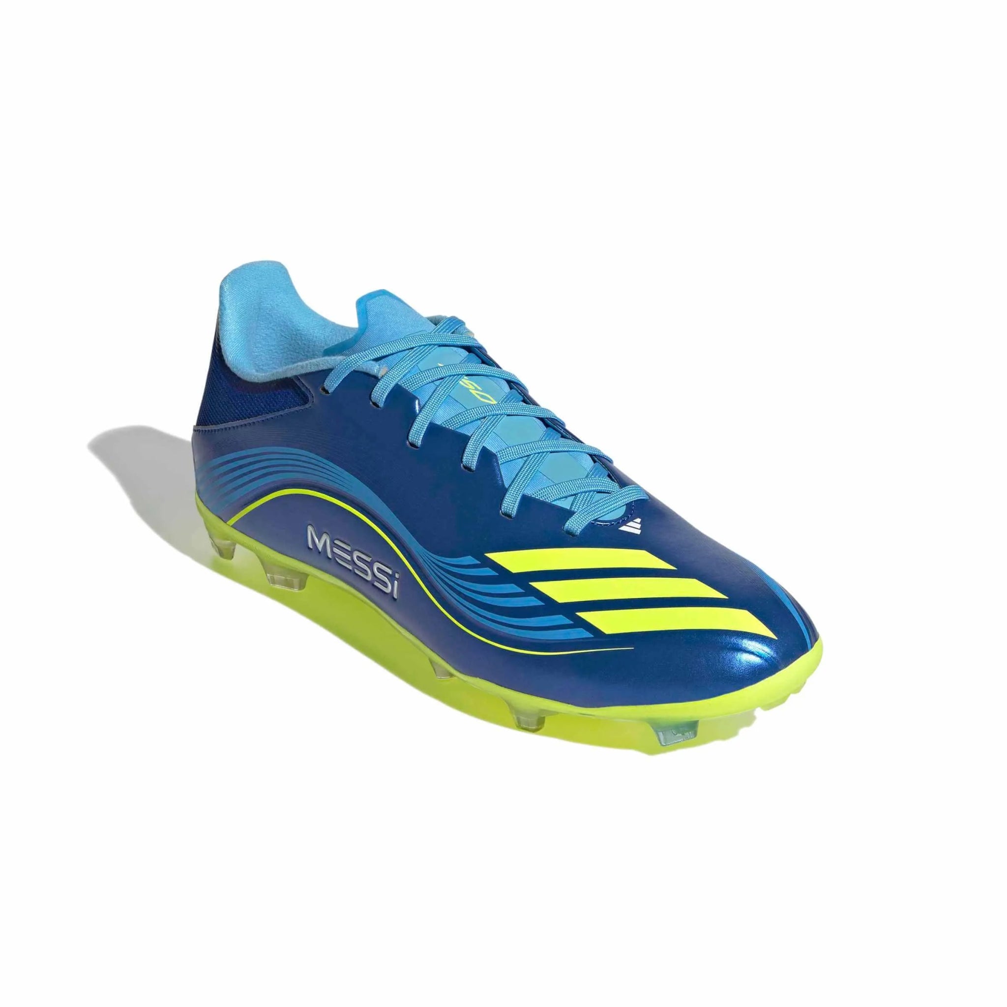 adidas F50 Messi League Firm-Multi Ground Soccer Cleats - Messi Vision Pack (FA25) (Lateral - Front)