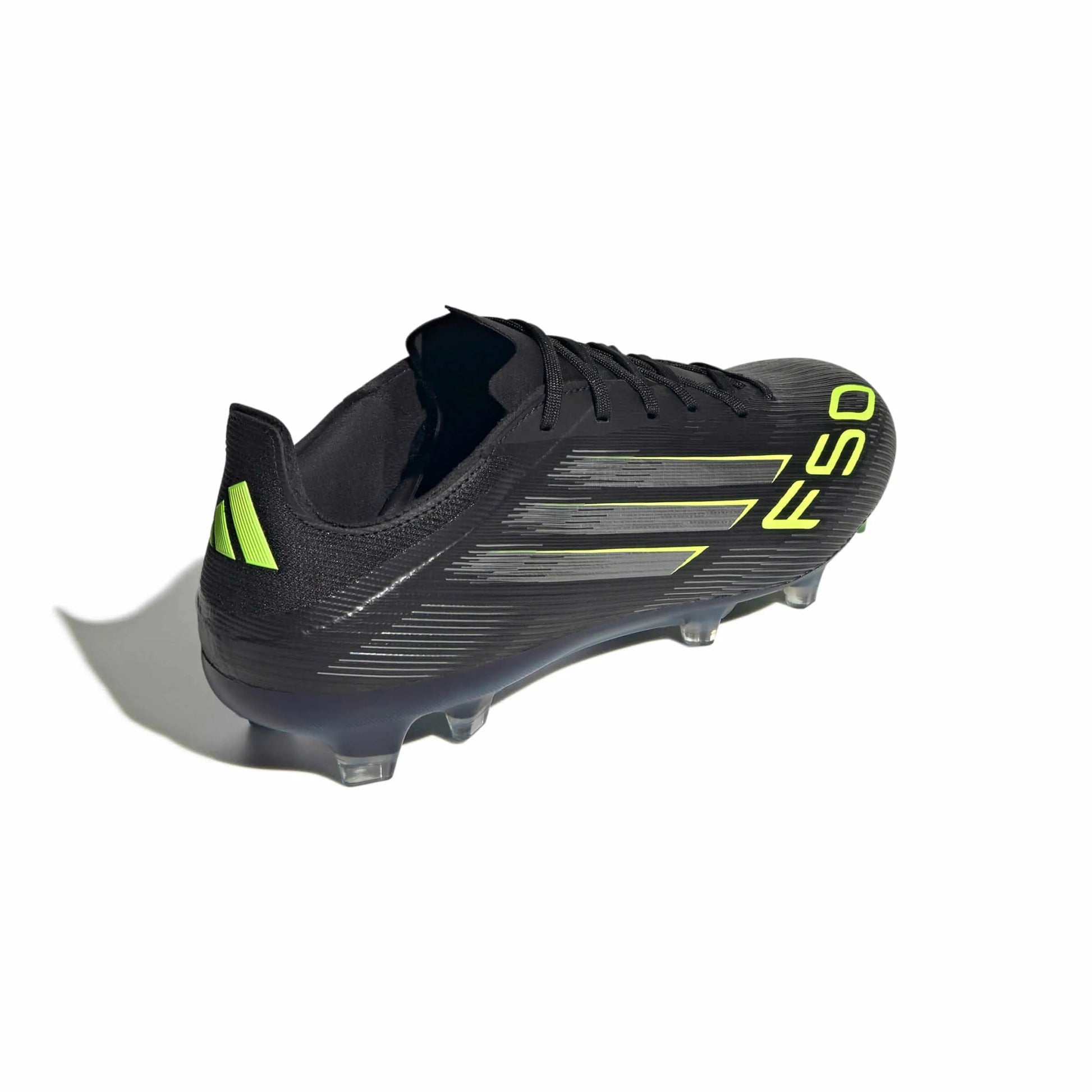 adidas F50 Pro Firm Ground Soccer Cleats - Electric Stealth Pack (FA25) (Lateral - Back)