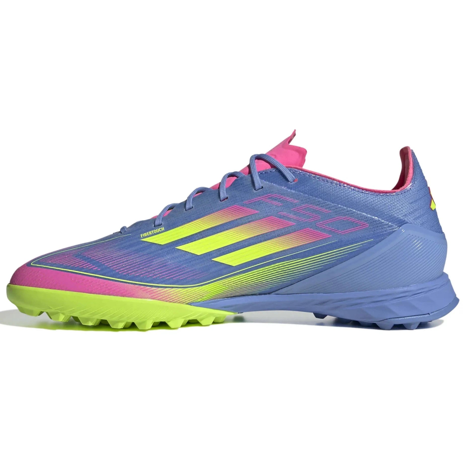 NEW adidas F50 PRO Mens Turf Soccer Shoes Blue Fusion Lucid Lemon IE1219 Size 11 Football Boots adidas F50 Pro LL Turf Blue Fusion-Lucid  main image 2