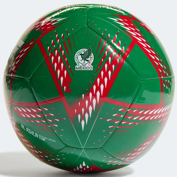 adidas FA22 Mexico AL Rihla Club Soccer Ball - Green-Red – ProSoccer