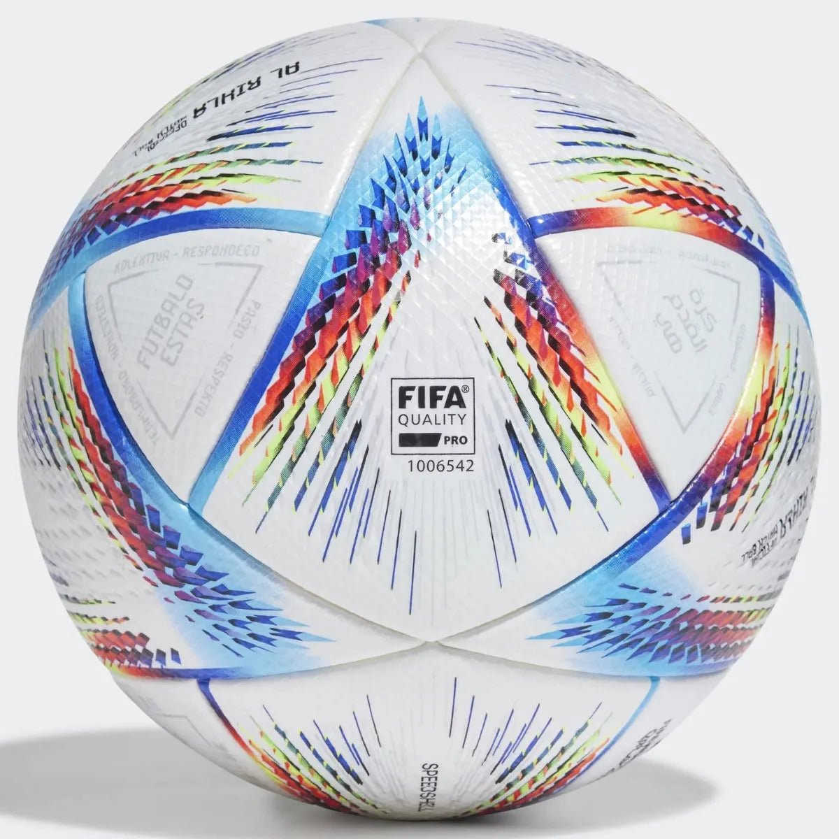 adidas FIFA World Cup 2022 Al Rihla Pro Soccer Ball - White-Pantone