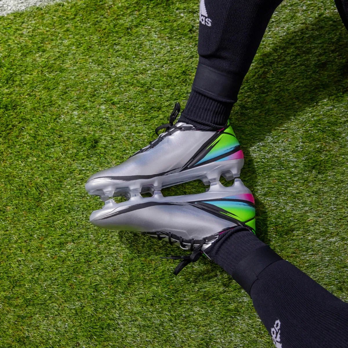 Adidas GameMode FG - Silver-Cyan-Show Pink Soccer Cleats – ProSoccer