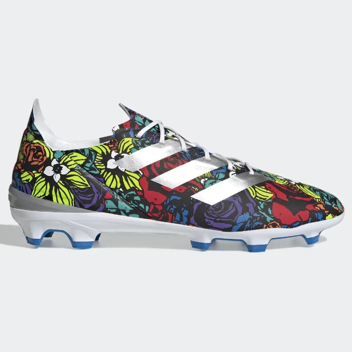 adidas GameMode FG - White-Silver-Blue