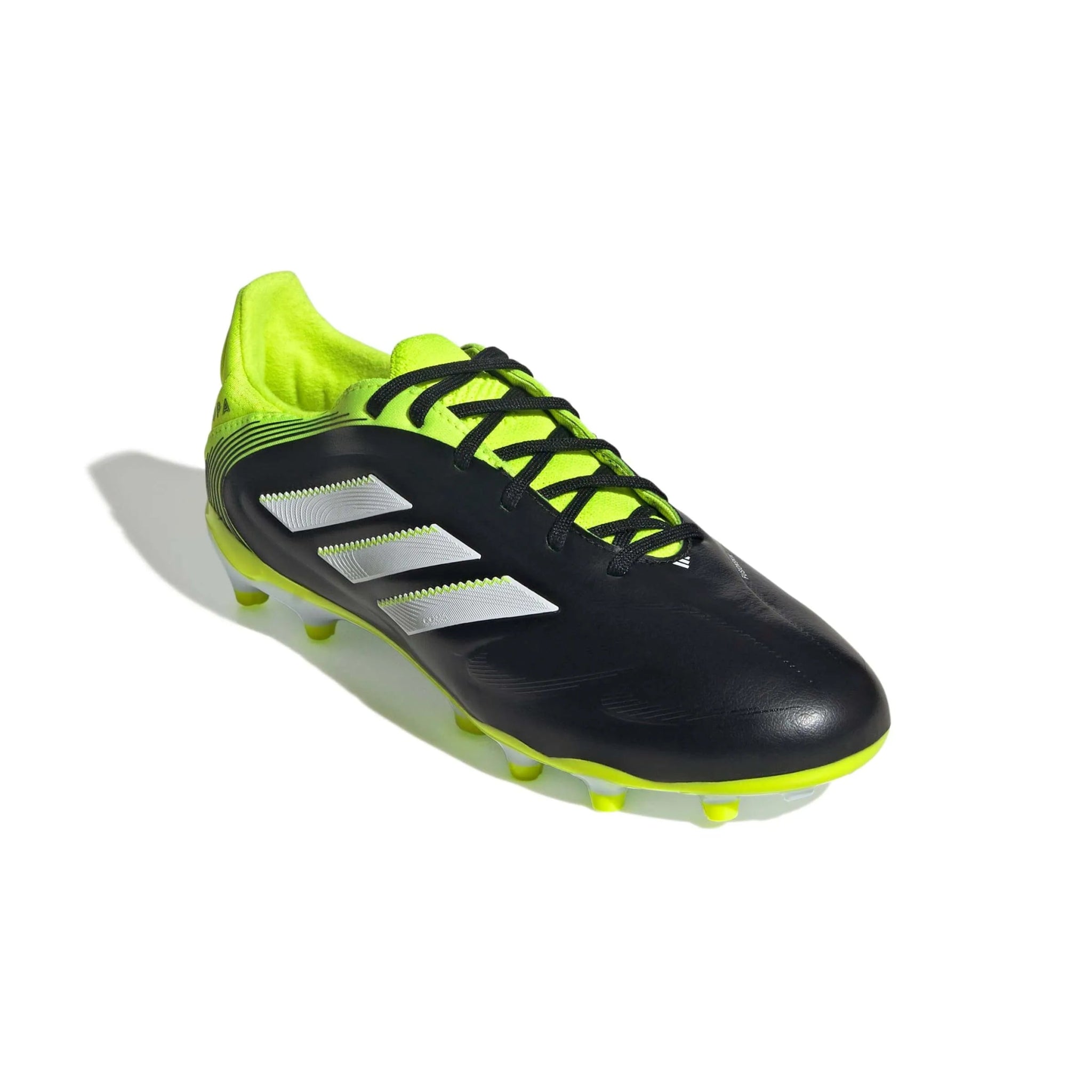 adidas JR Copa Pure III Elite Firm/Multi Ground Soccer Cleats - Radiant Blaze Pack (FA25) (Lateral - Front)