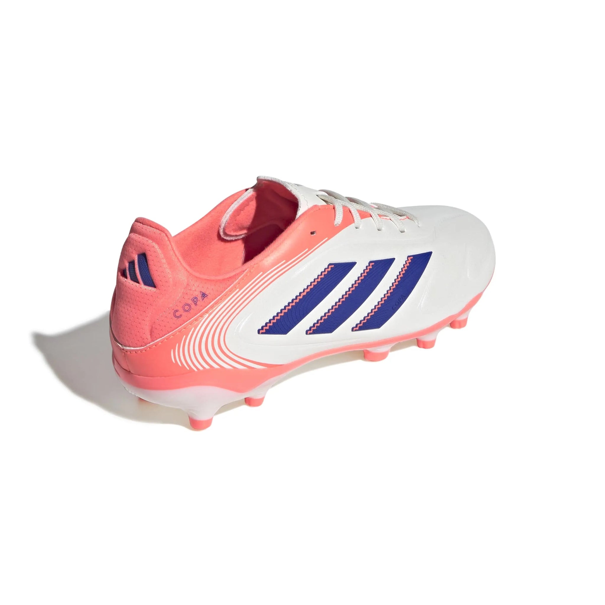 adidas JR Copa Pure III League Firm/Multi Ground Soccer Cleats - Coral Blaze Pack (FA25) (Lateral - Back)