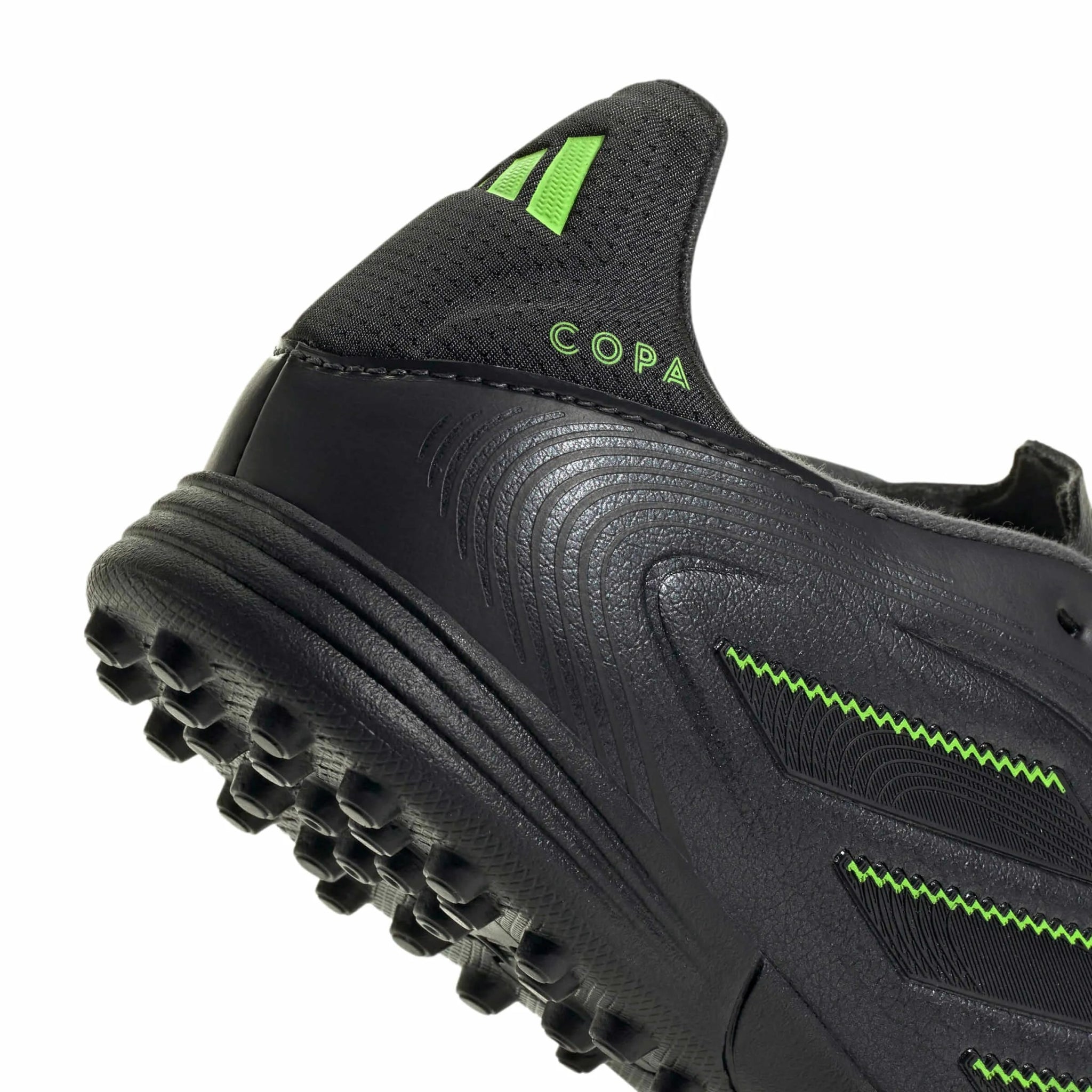 adidas JR Copa Pure III League Turf Soccer Shoes - Electric Stealth Pack (FA25) (Detail 2)