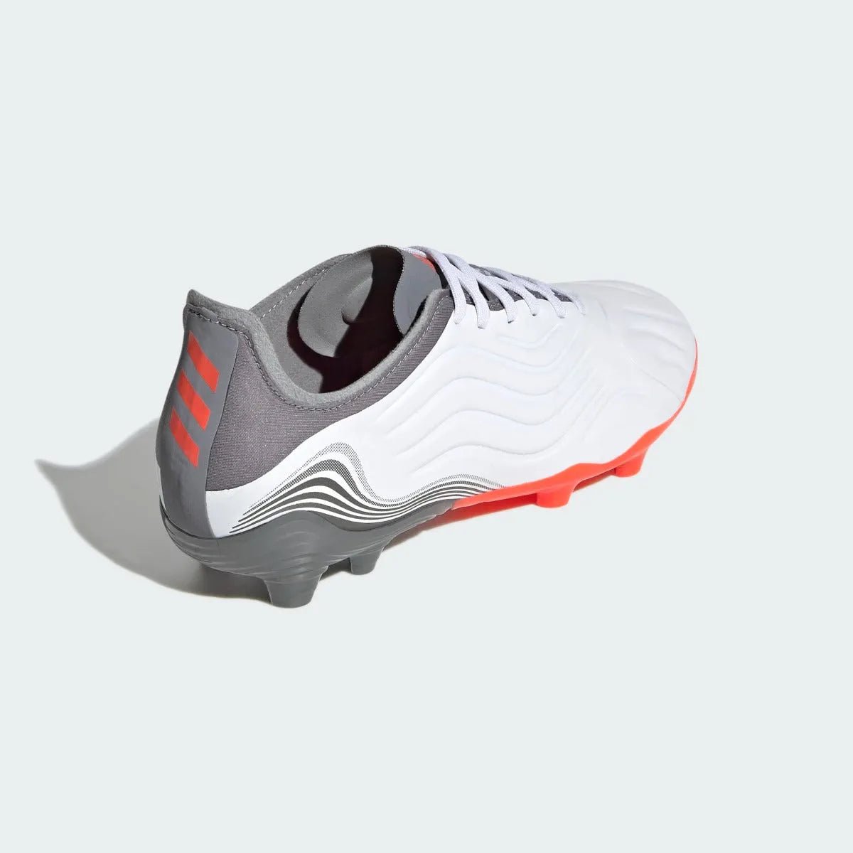 Adidas JR Copa Sense .1 FG - White-Grey-Solar Red (Diagonal 2)