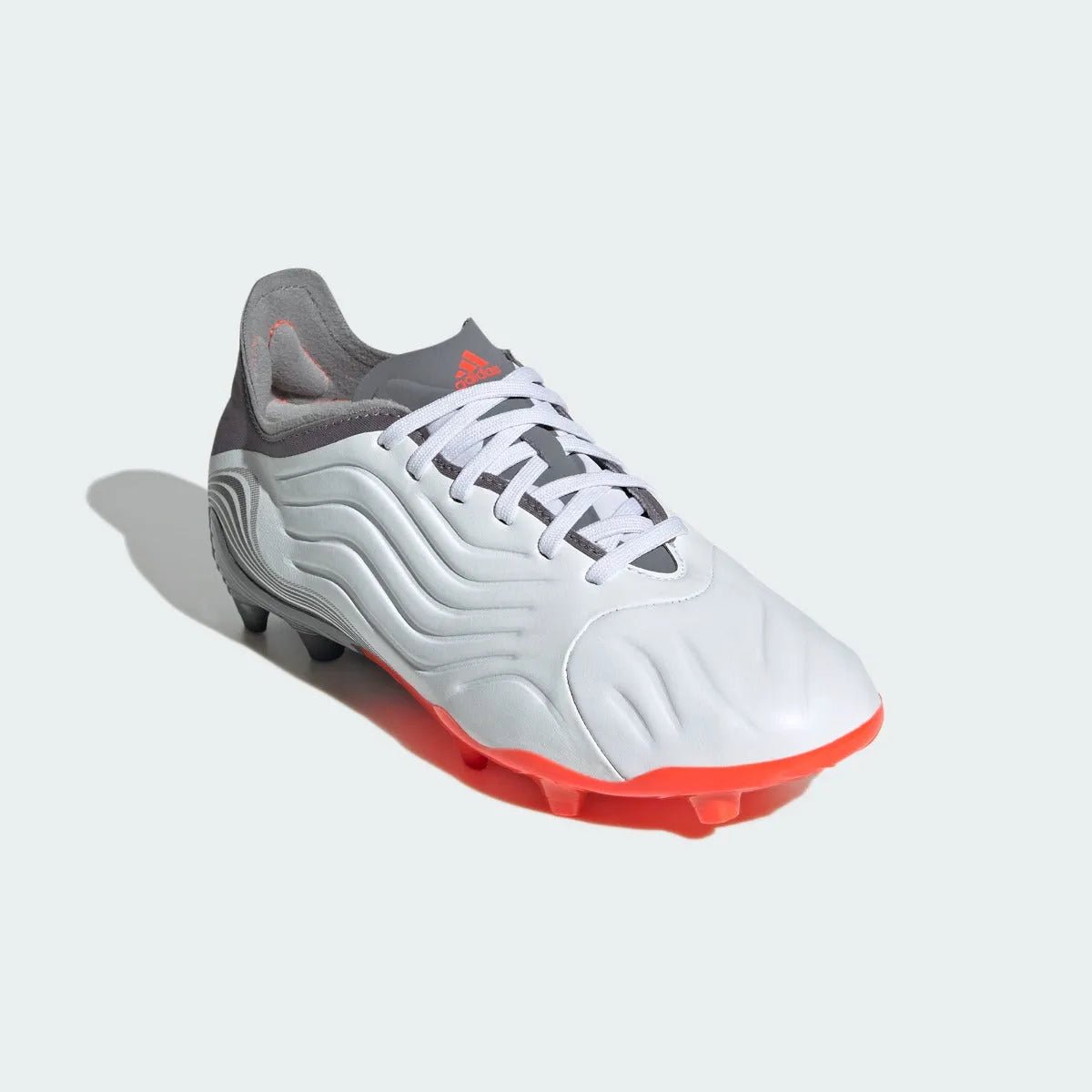 Adidas JR Copa Sense .1 FG - White-Grey-Solar Red (Diagonal 1)