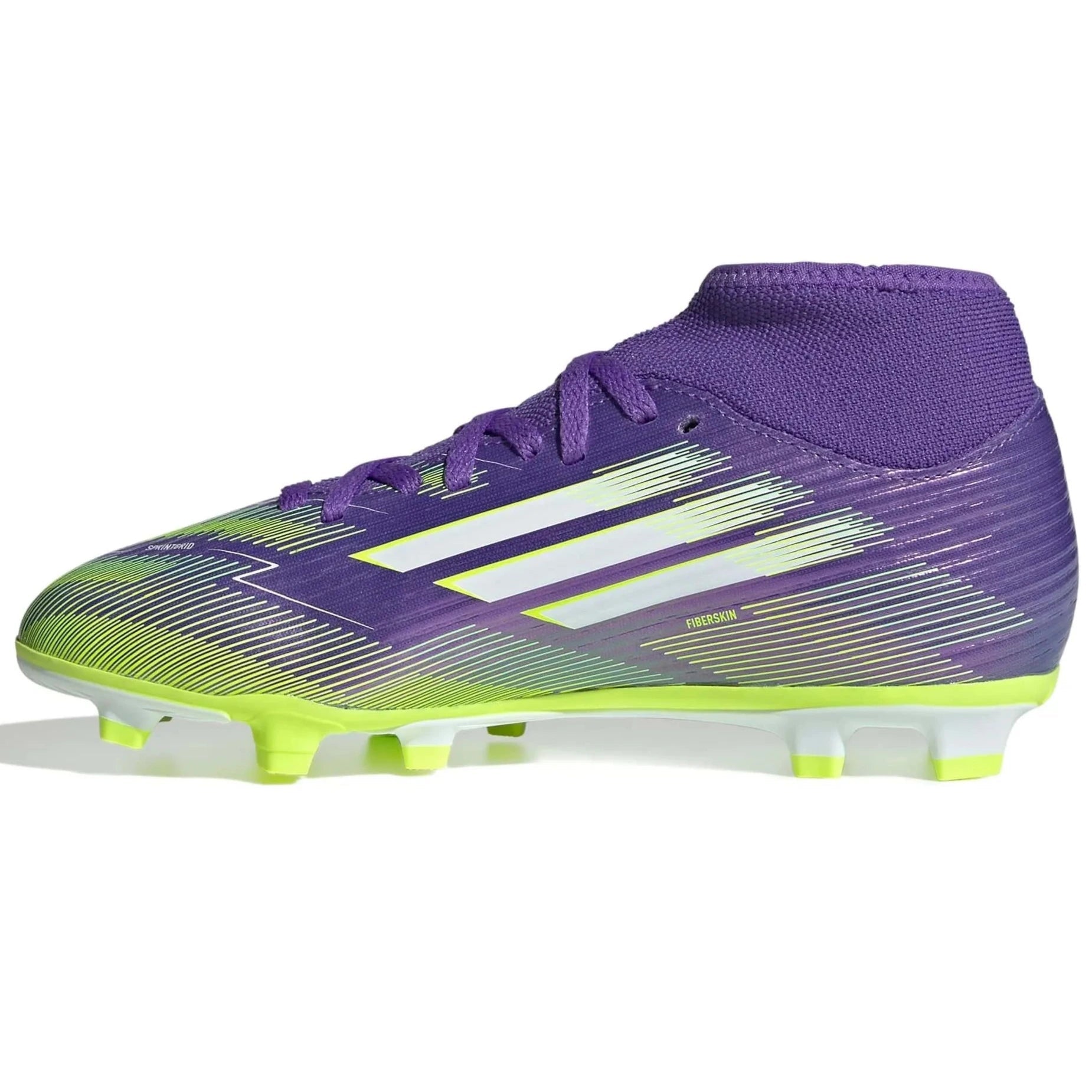 adidas JR F50 Club Mid Firm-Multi Ground Soccer Cleats - Radiant Blaze Pack (FA25) (Side 2)