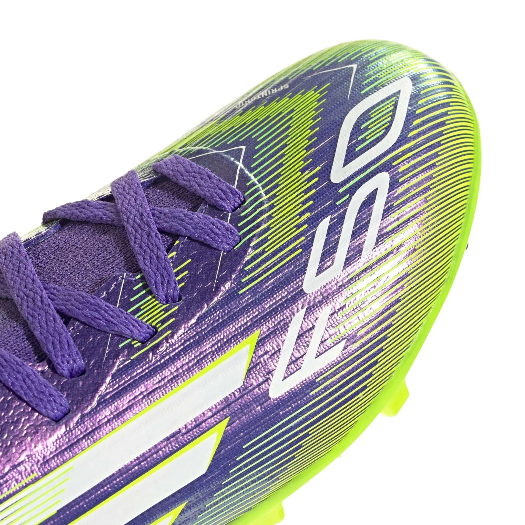 adidas Junior F50 League Mid Firm/Multi Ground Soccer Cleats - Radiant Blaze Pack (FA25)