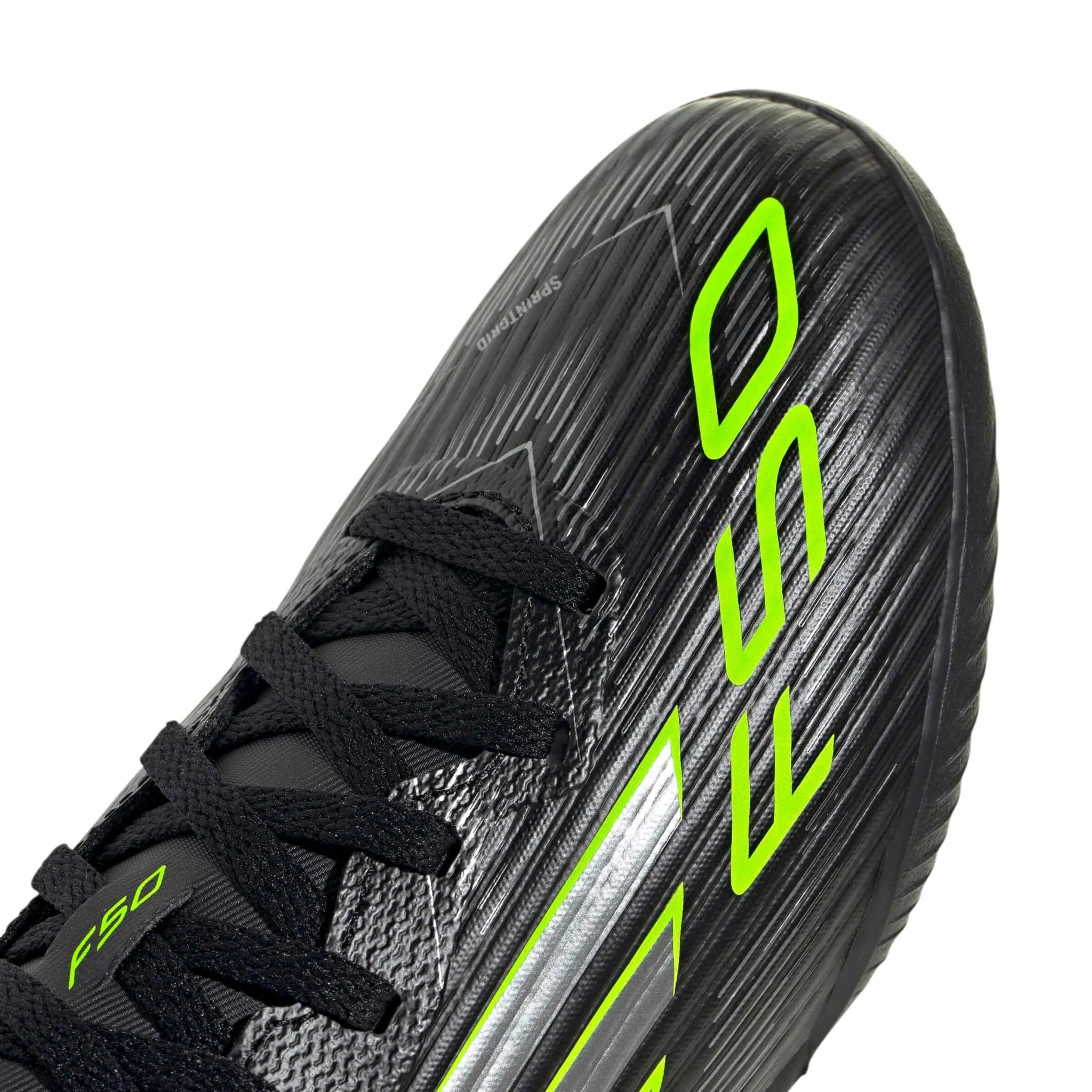 adidas JR F50 League Turf Soccer Shoes - Electric Stealth Pack (FA25) (Detail 1)