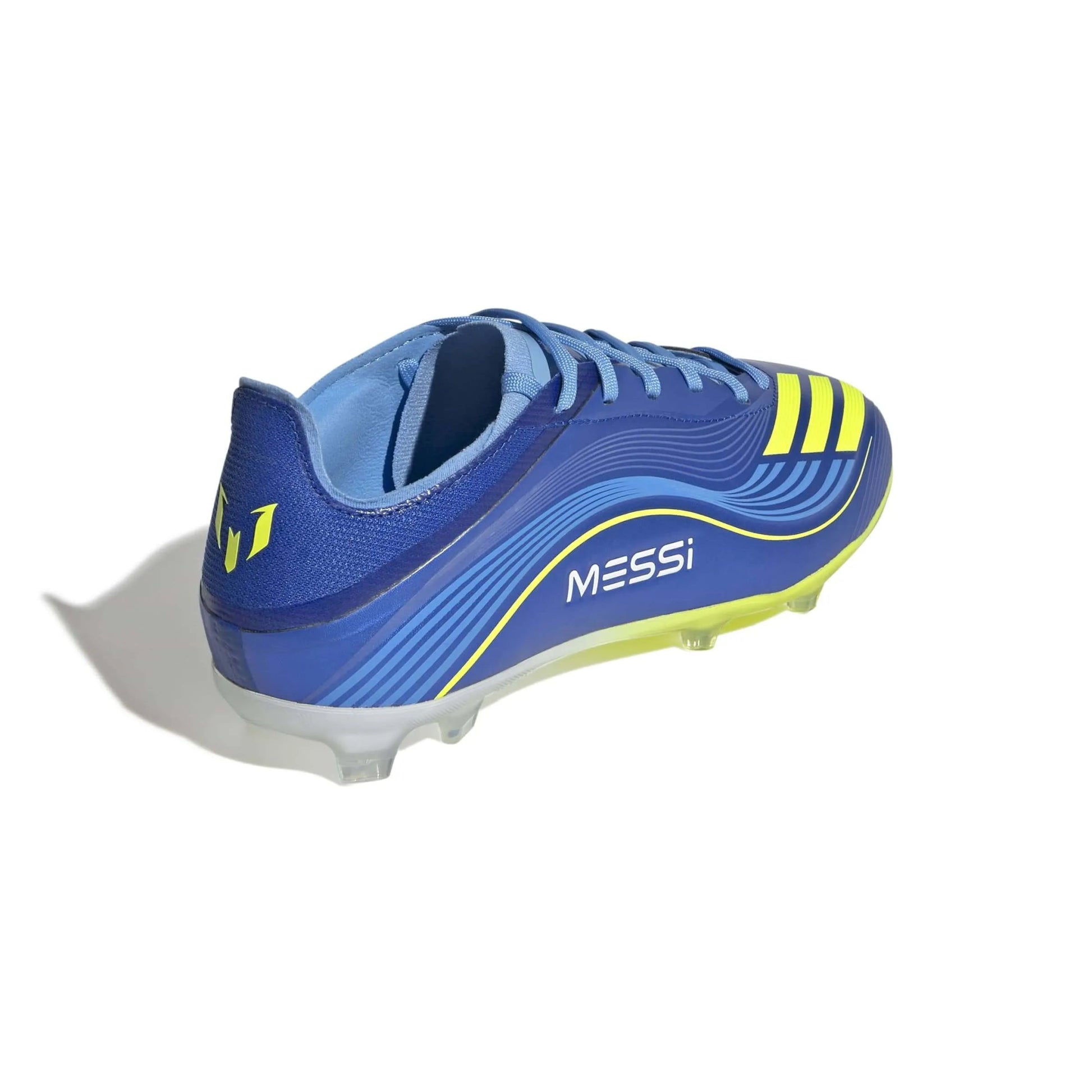 adidas JR F50 Messi Elite Firm Ground Soccer Cleats - Messi Vision Pack (FA25) (Lateral - Back)