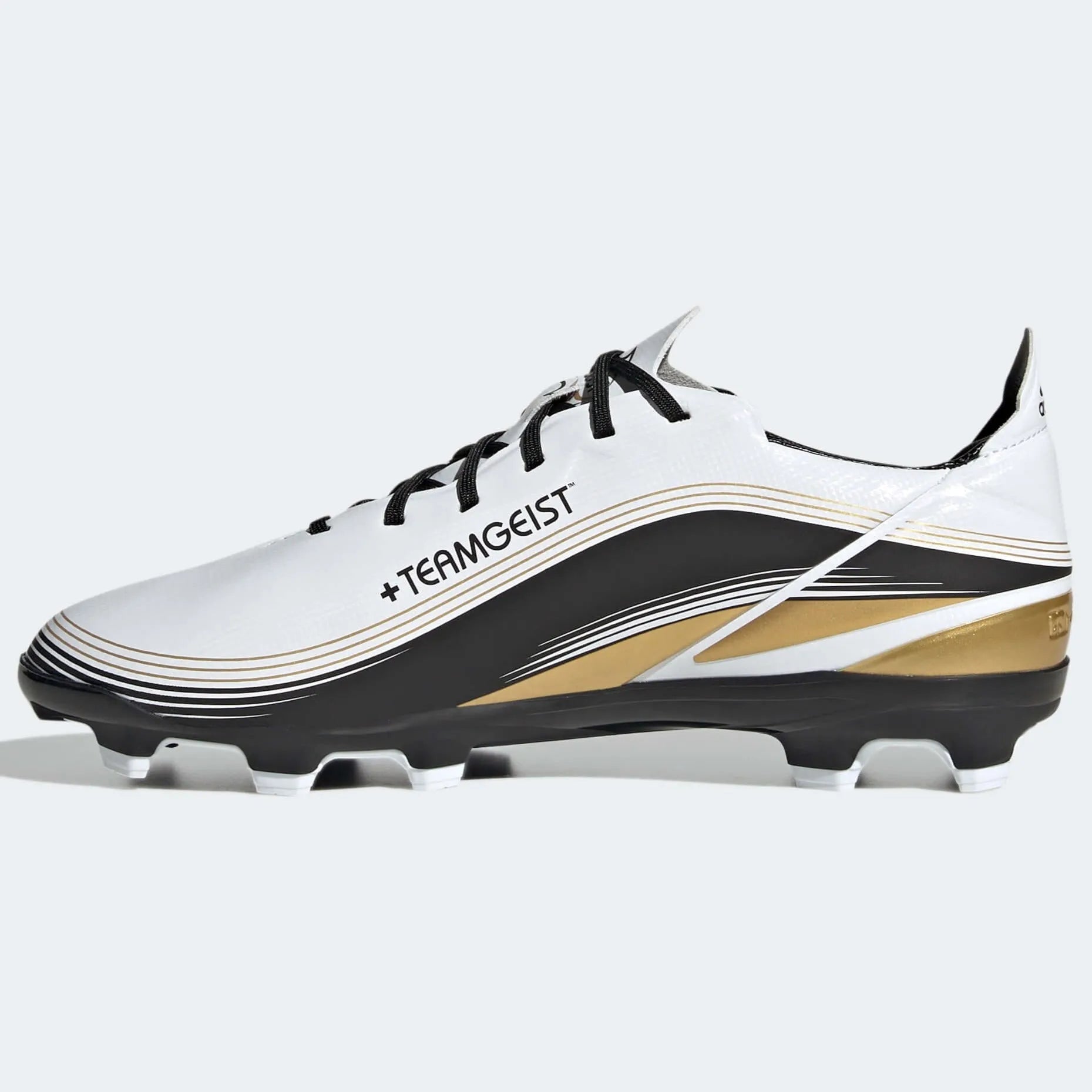 adidas Junior Gamemode FG J - White-Gold-Black