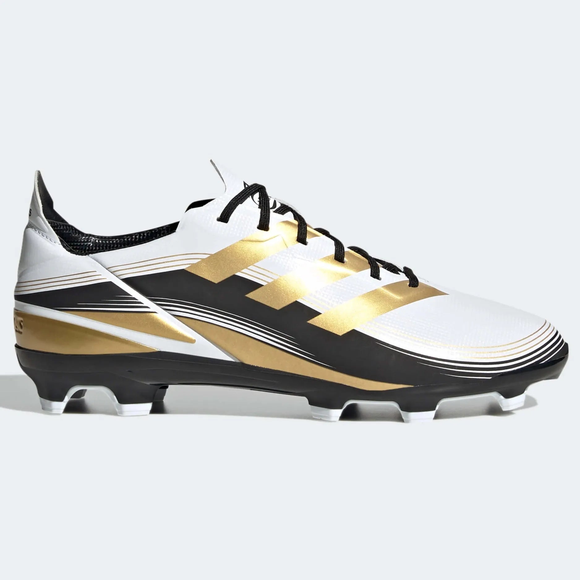 adidas Junior Gamemode FG J - White-Gold-Black