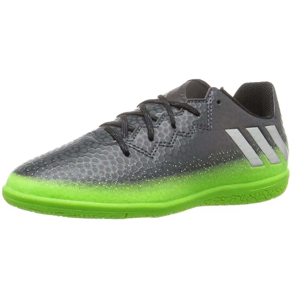 Adidas Junior Messi 16.3 IN Dark Grey-Neon Green