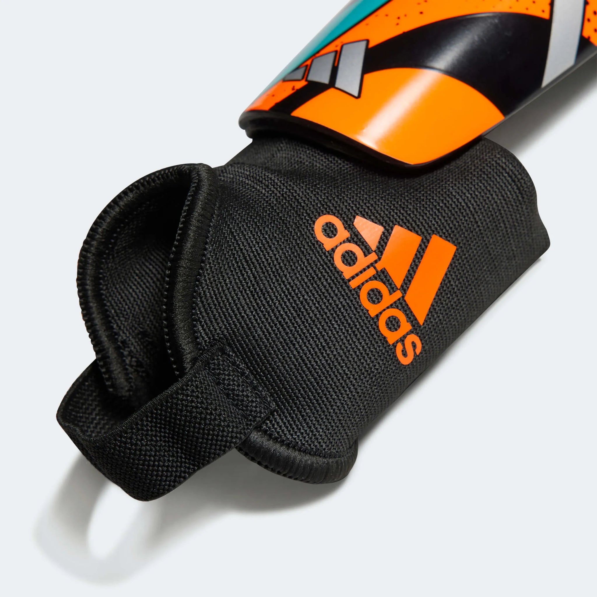 adidas JR Messi Match Shin Guard - Black-Silver-Orange