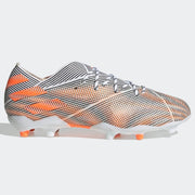 Adidas JR Nemeziz .1 FG - White-Black-Orange (Side 1)