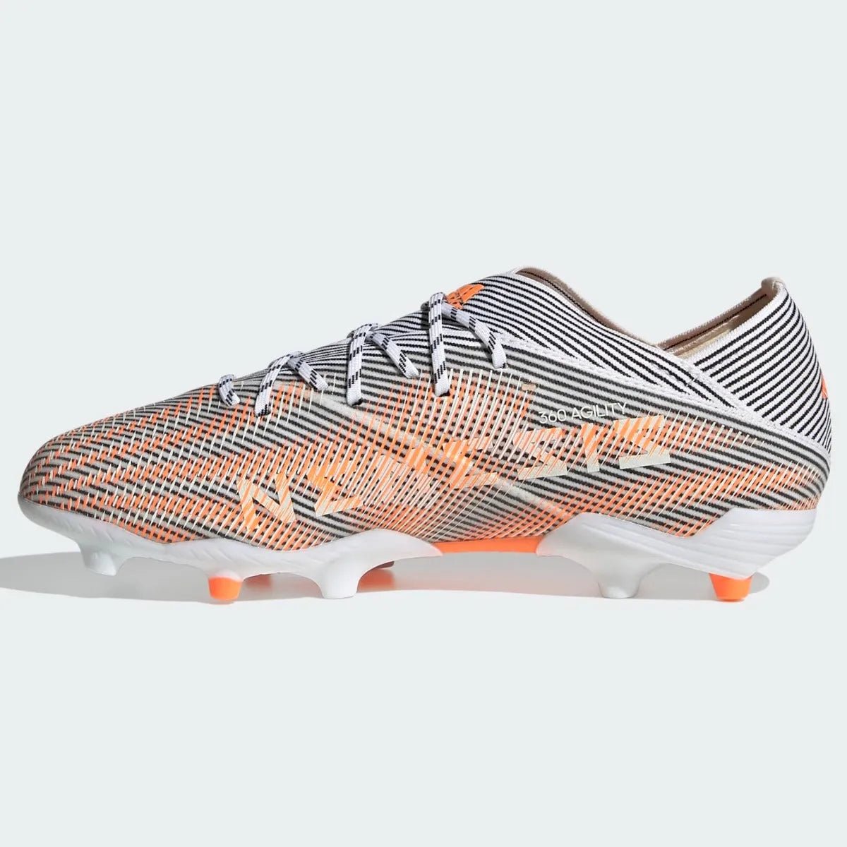 Adidas JR Nemeziz .1 FG - White-Black-Orange (Side 2)