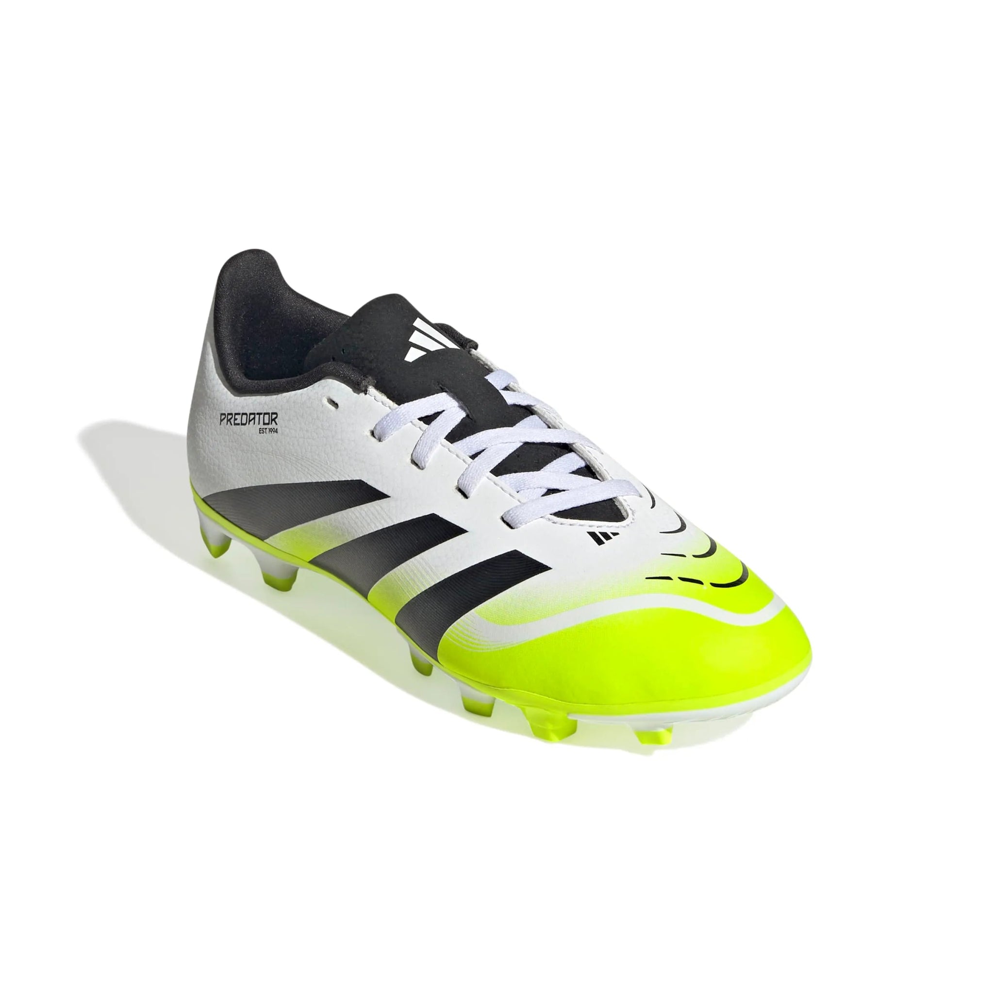 adidas JR Predator Club Firm-Multi Ground Soccer Cleats - Radiant Blaze Pack (FA25) (Lateral - Front)