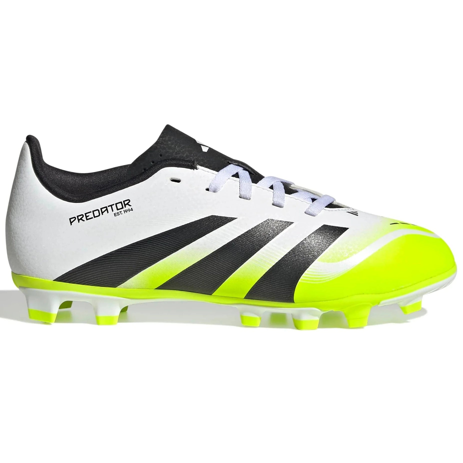 adidas JR Predator Club Firm-Multi Ground Soccer Cleats - Radiant Blaze Pack (FA25) (Side 1)