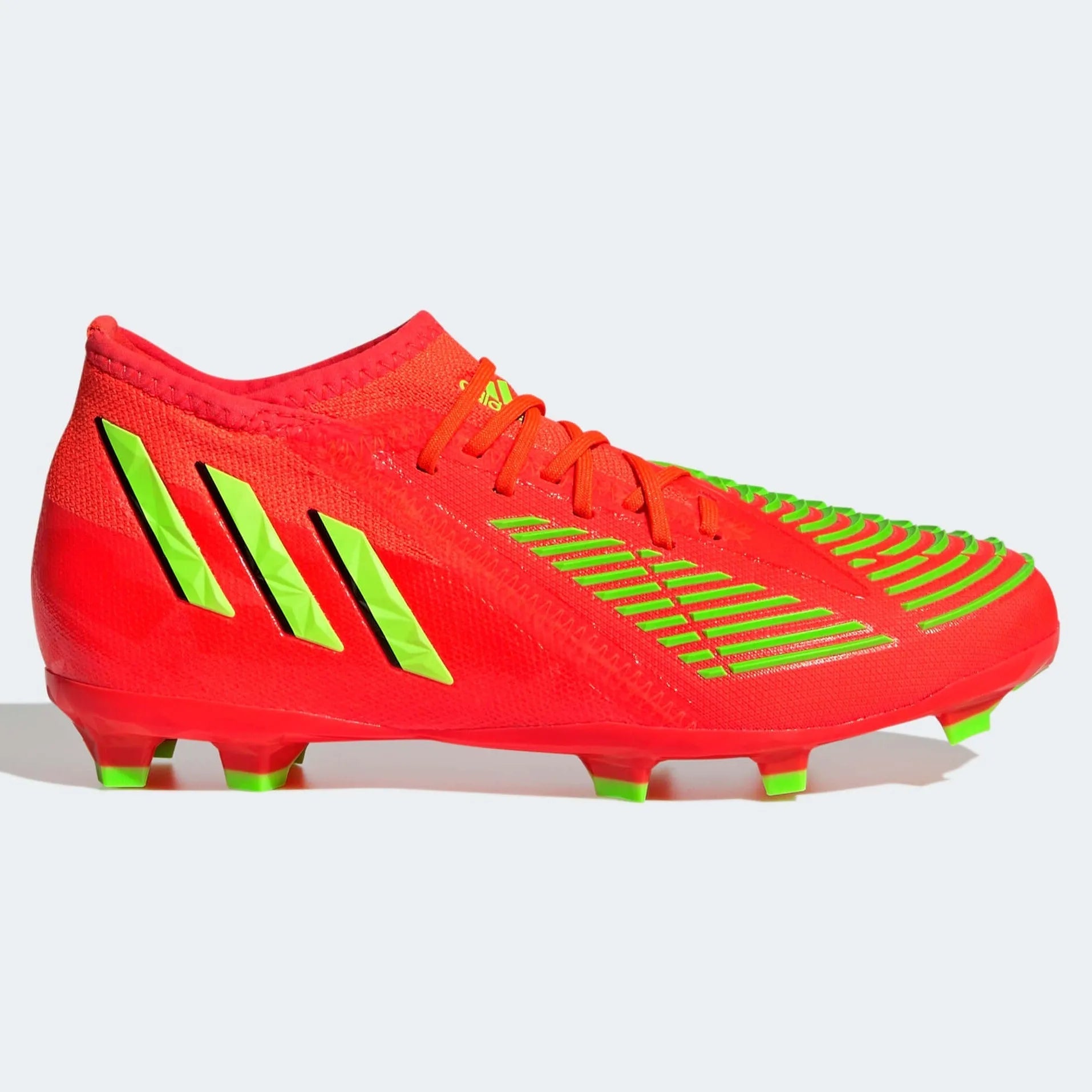 adidas Junior Predator Edge .1 FG - Solar Red-Solar Green