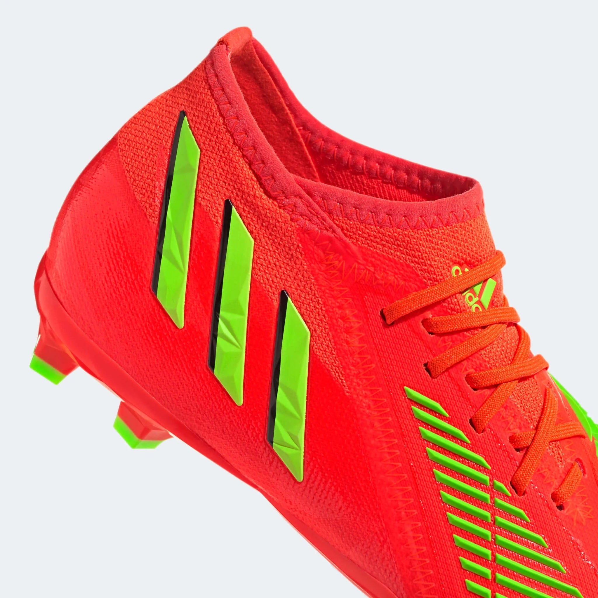 adidas Junior Predator Edge .1 FG - Solar Red-Solar Green