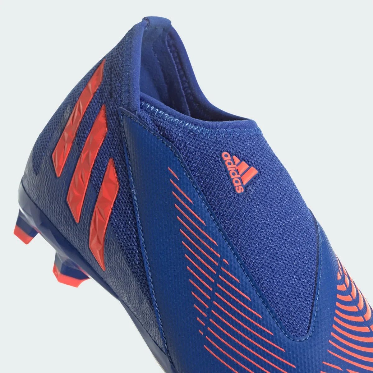 adidas Junior Predator Edge .3 Laceless FG - Hi Res Blue-Turbo