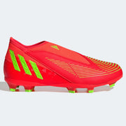 adidas JR Predator Edge .3 Laceless FG - Solar Red-Solar Green (Side 1)