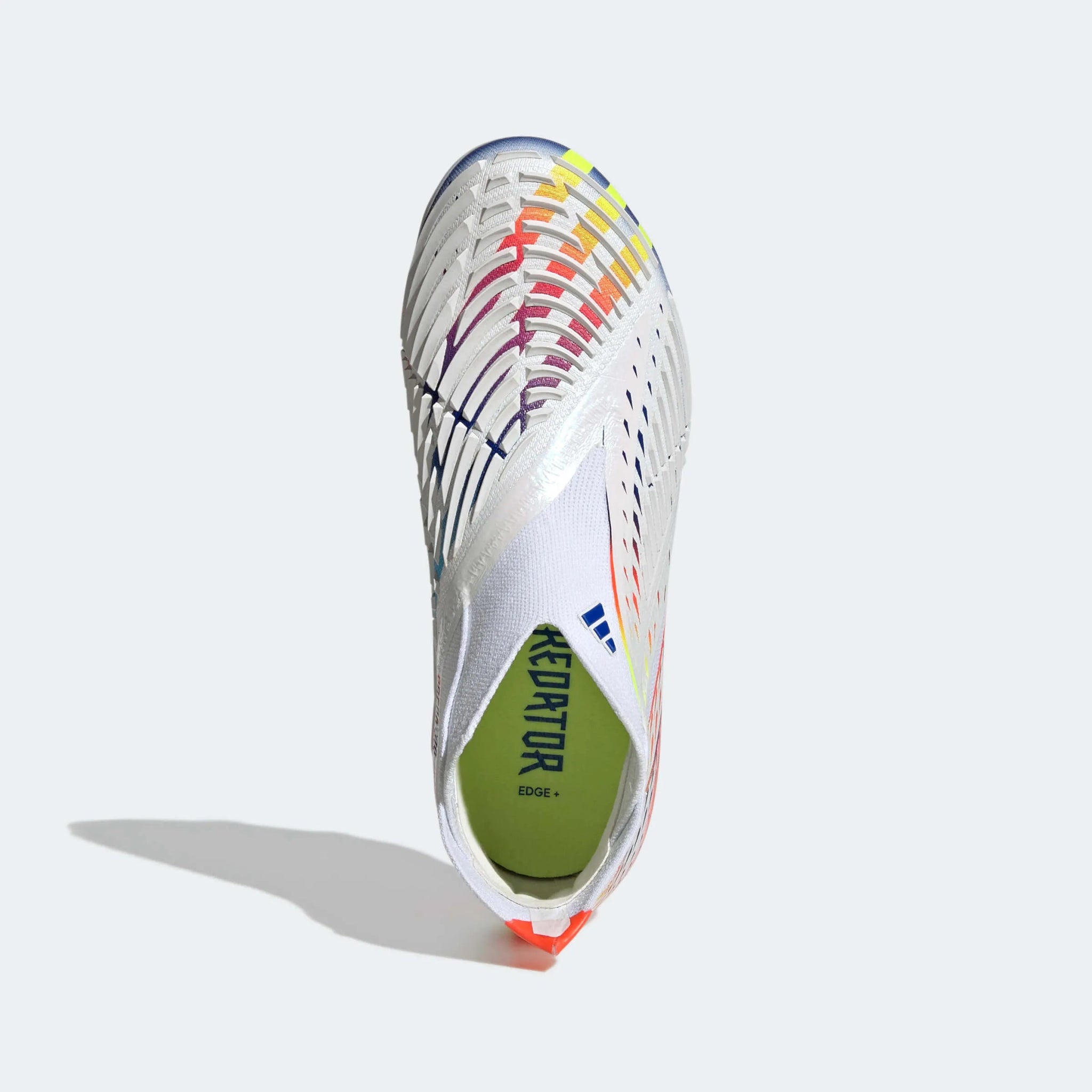 adidas Junior Predator Edge+ FG J - White-Yellow-Blue
