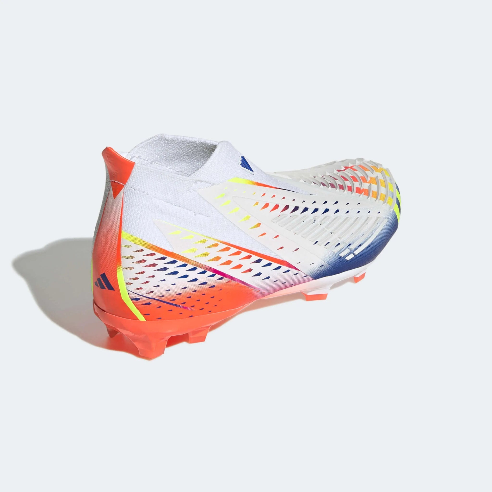 adidas Junior Predator Edge+ FG J - White-Yellow-Blue