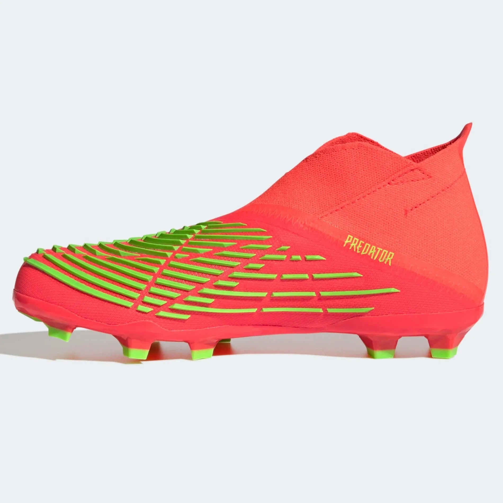 adidas Junior Predator Edge + FG - Solar Red-Solar Green