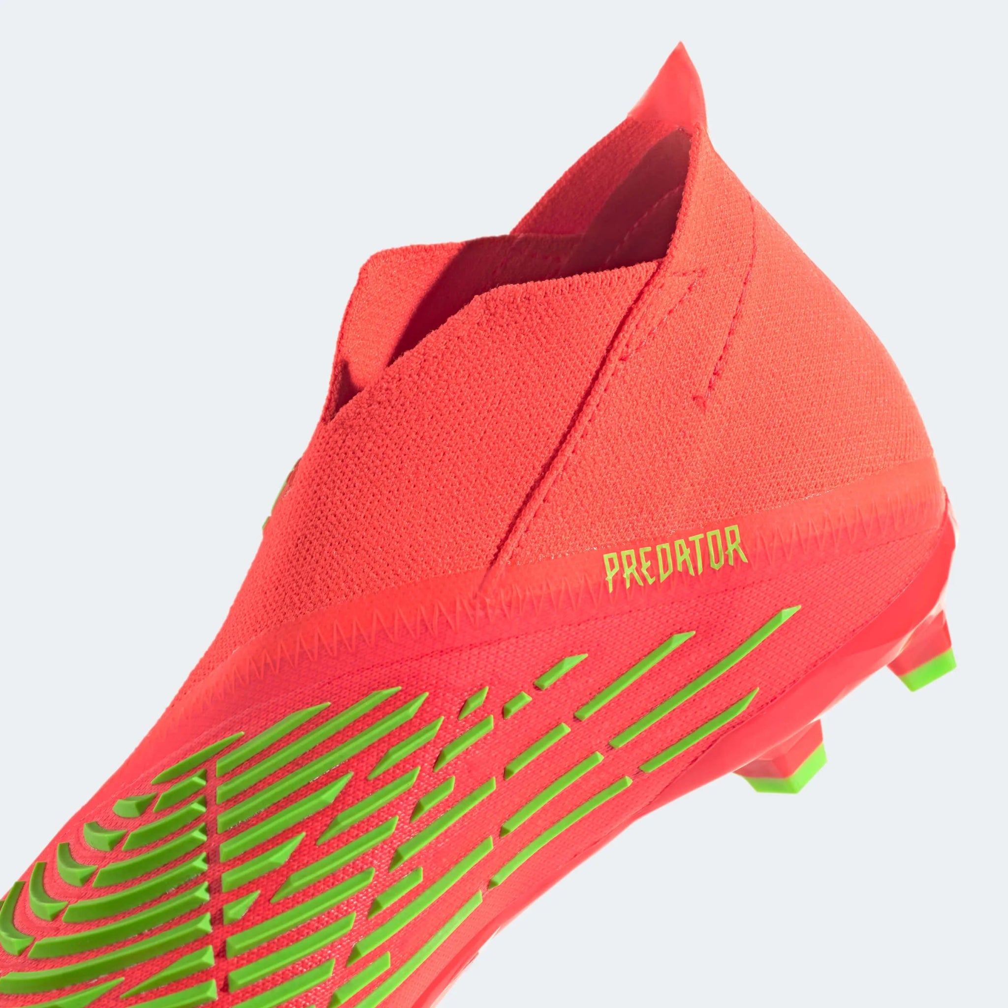 adidas Junior Predator Edge + FG - Solar Red-Solar Green