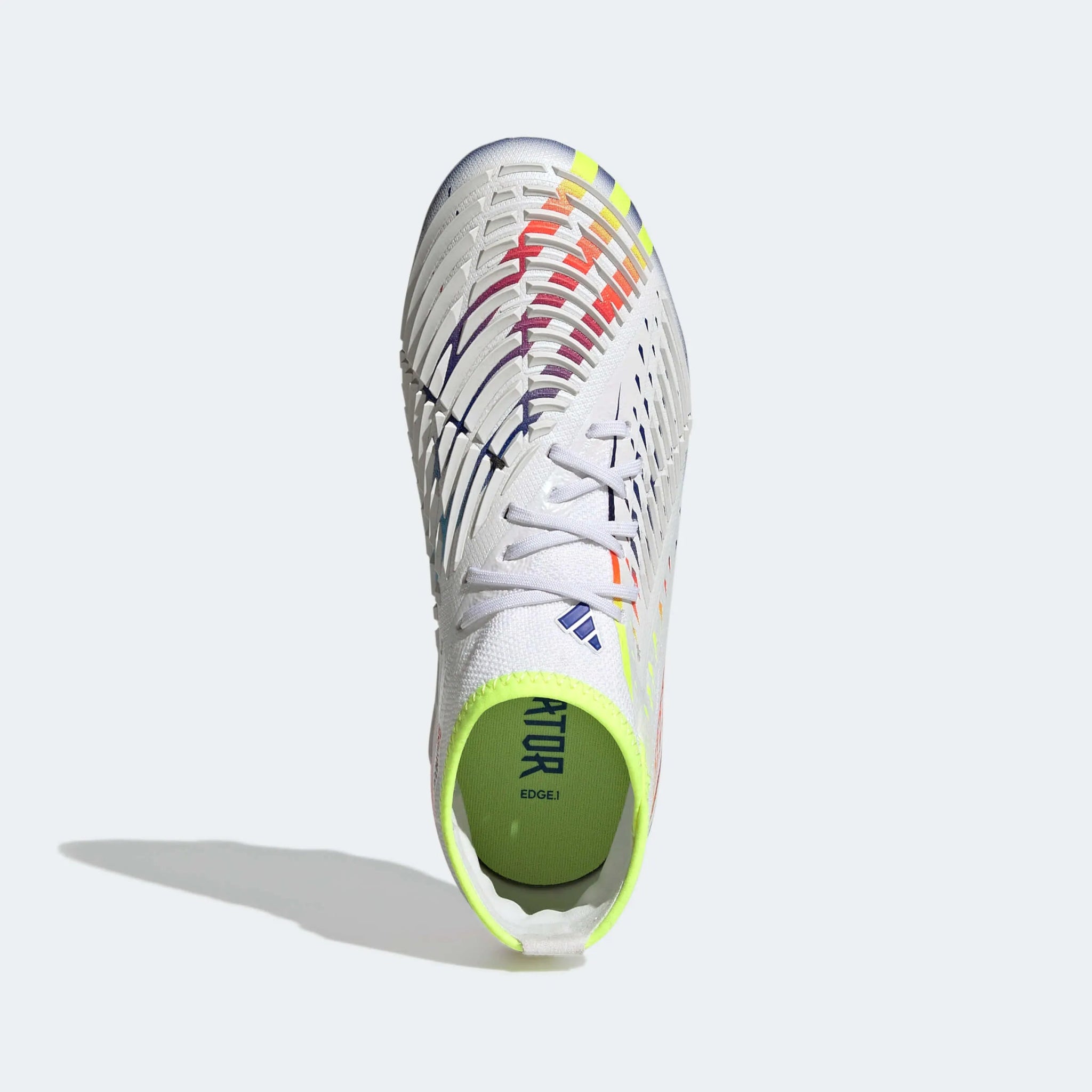 adidas Junior Predator Edge.1 FG J - White-Yellow-Blue