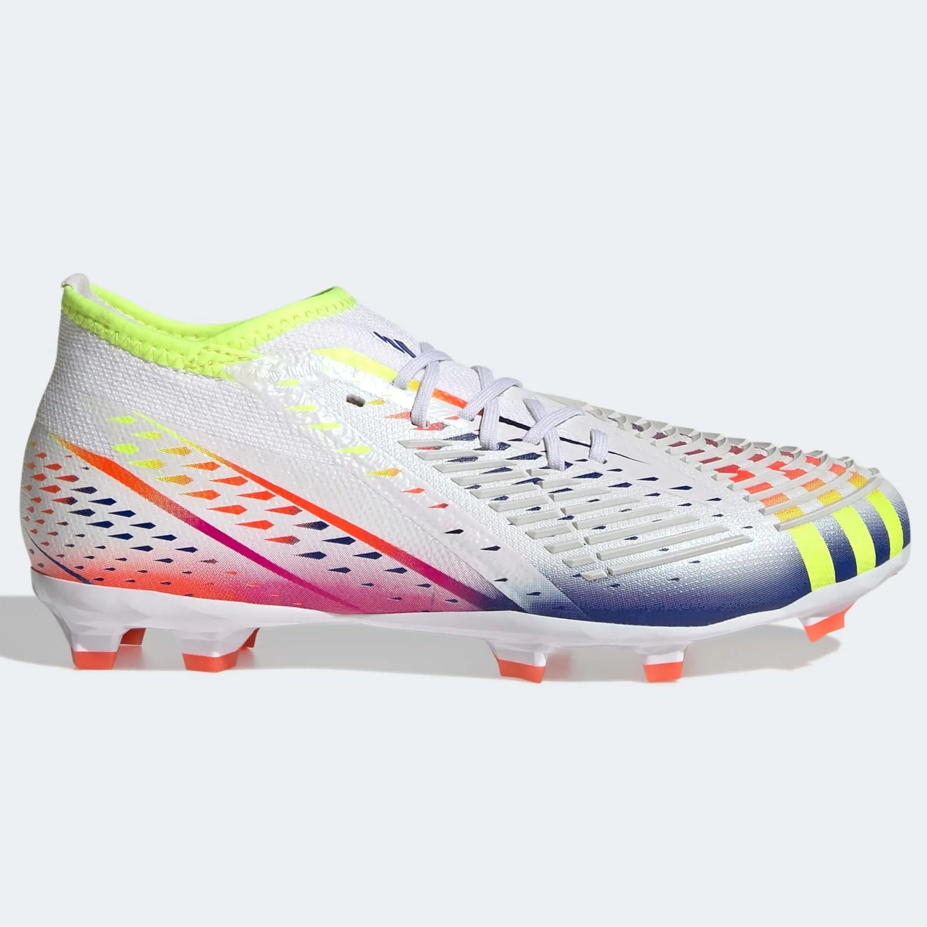 adidas Junior Predator Edge.1 FG J - White-Yellow-Blue