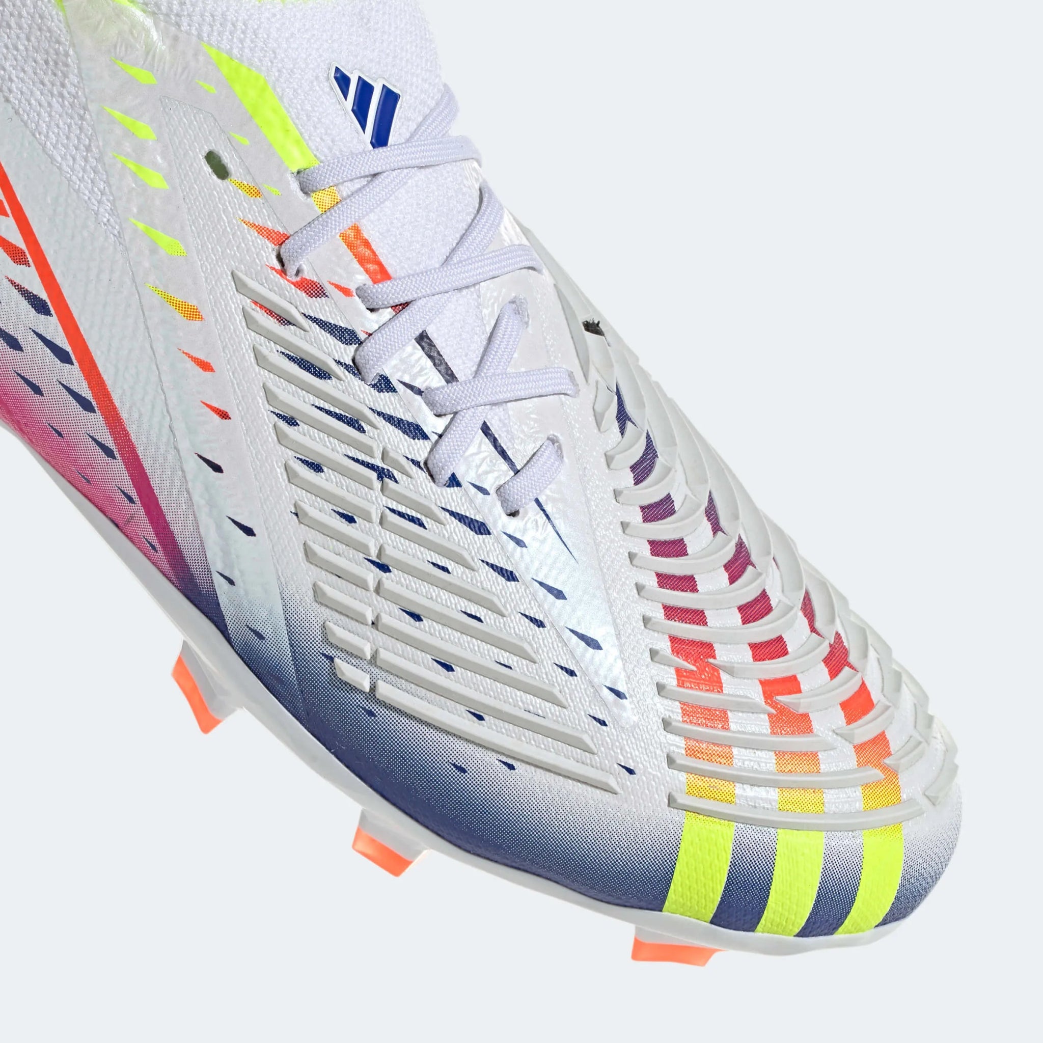 adidas Junior Predator Edge.1 FG J - White-Yellow-Blue