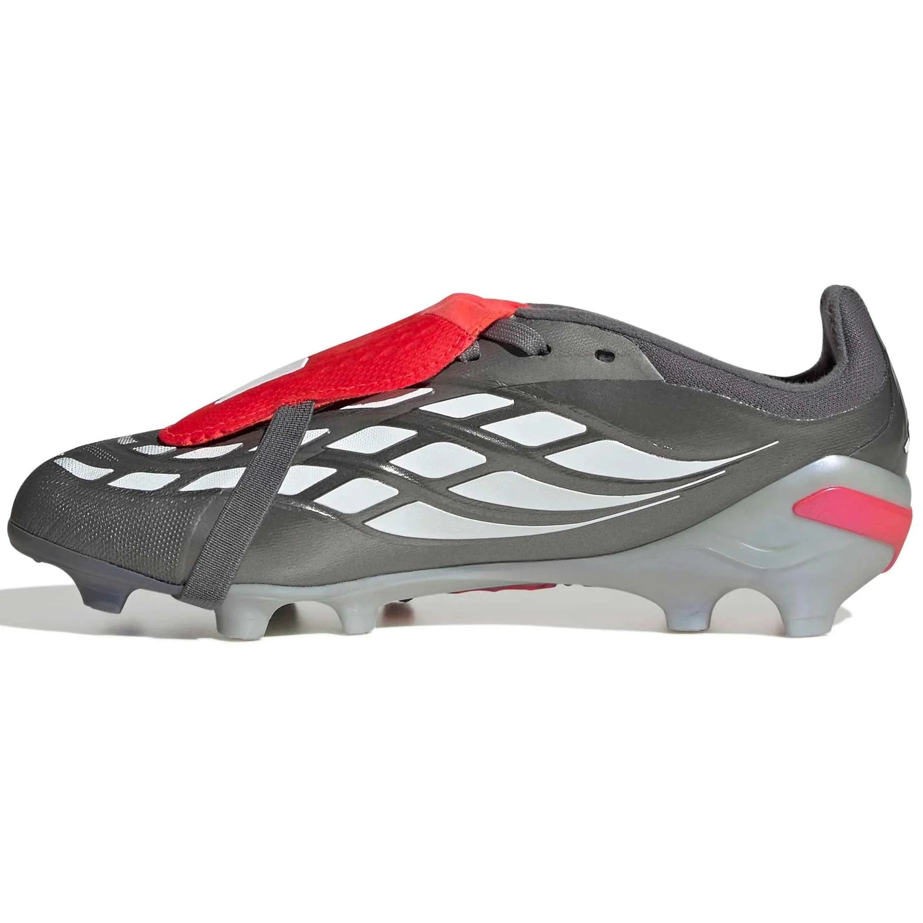 adidas JR Predator Elite Fold-Over Tongue Firm Ground Soccer Cleats - Finishers Steel Pack (SP26) (Side 2)