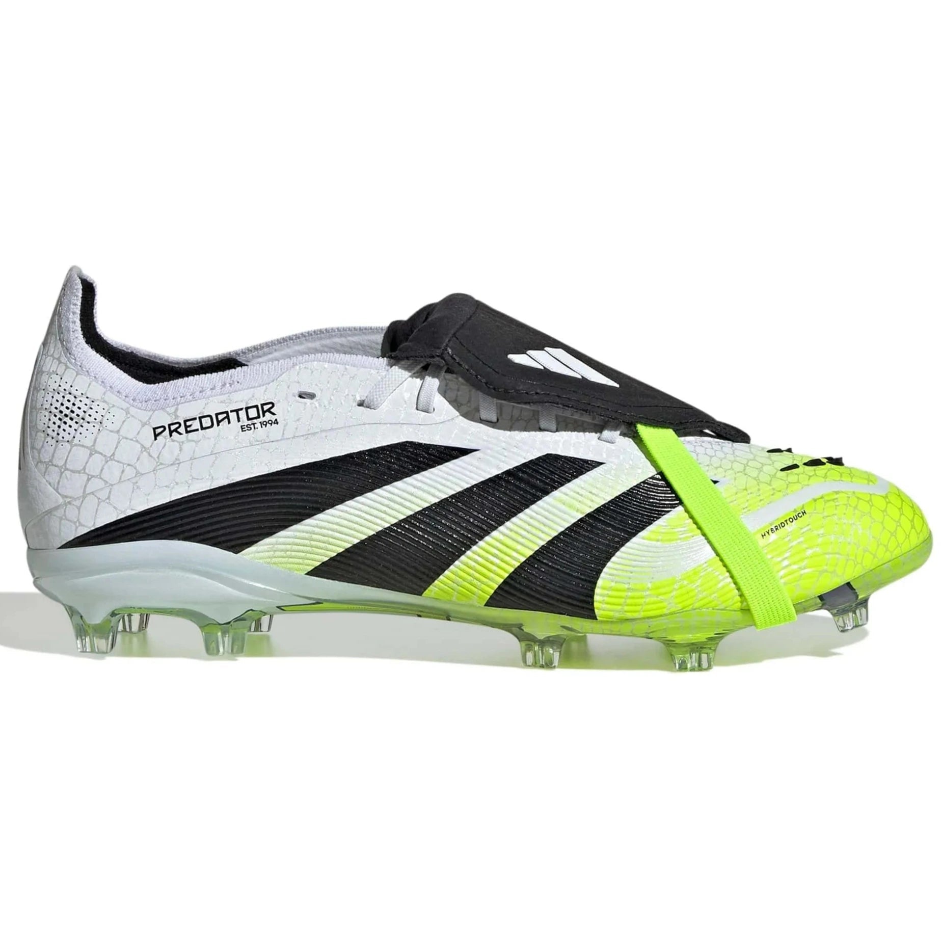 adidas Junior Predator Elite Fold-Over Tongue Firm Ground Soccer Cleats - Radiant Blaze Pack (FA25)