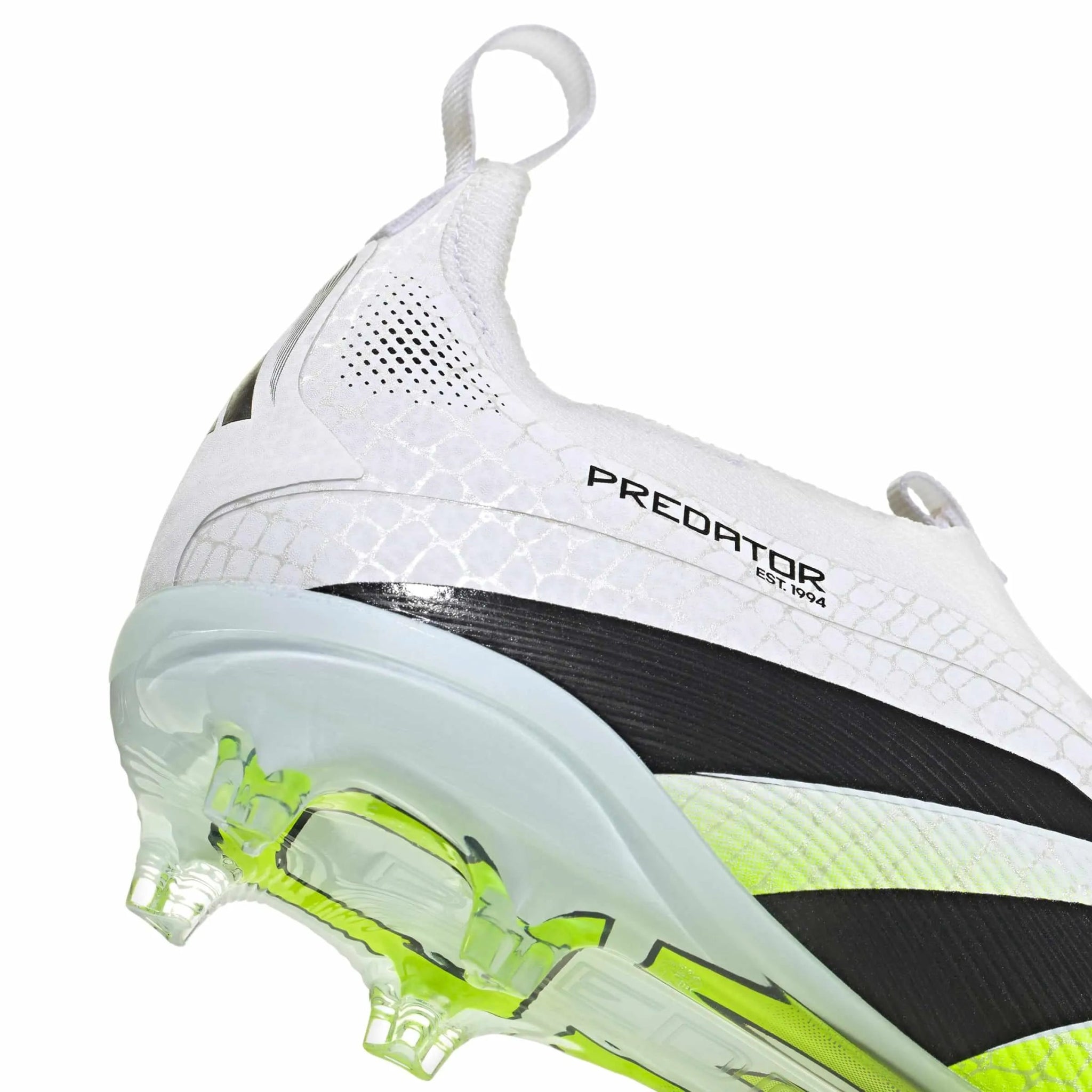 adidas JR Predator Elite Laceless Firm Ground Soccer Cleats - Radiant Blaze Pack (FA25) (Detail 2)
