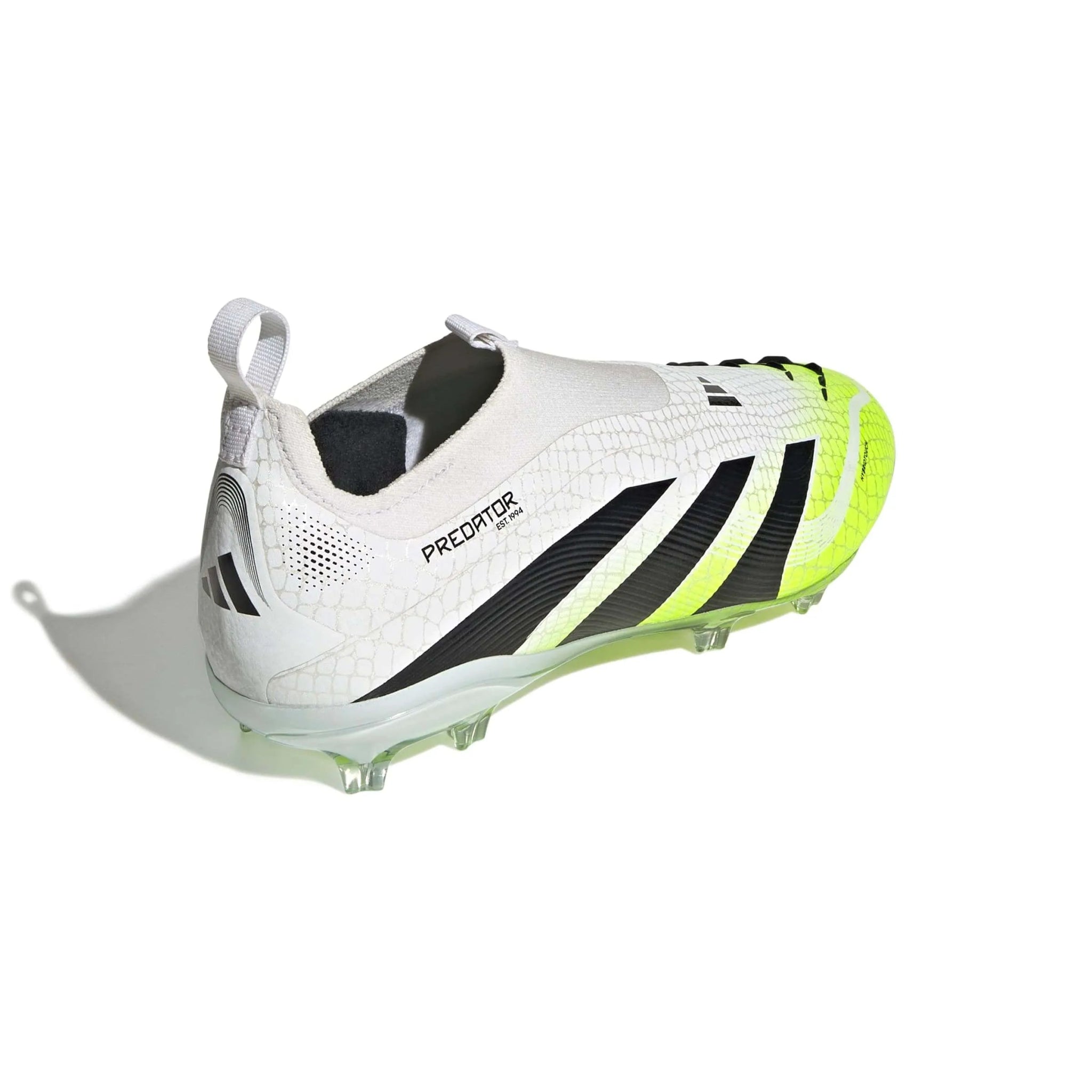 adidas JR Predator Elite Laceless Firm Ground Soccer Cleats - Radiant Blaze Pack (FA25) (Lateral - Back)